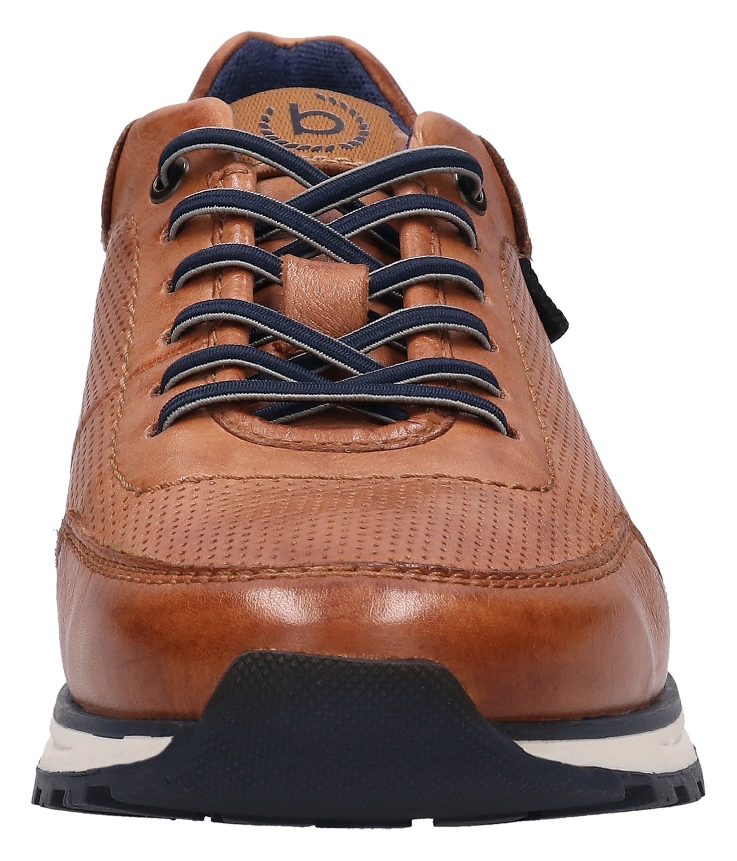 bugatti Slip-On Sneaker, Freizeitschuh, Halbschuh, Schlupfschuh mit Lochmuster-Prägung