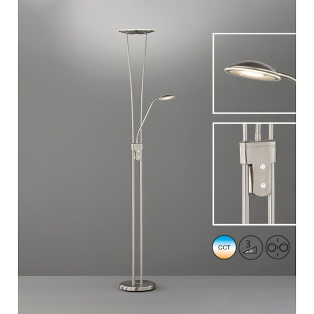 LED flammig-flammig, Steuerung CCT Stehlampe FHL 2 | BAUR »Vico«, Dimmbar, easy!
