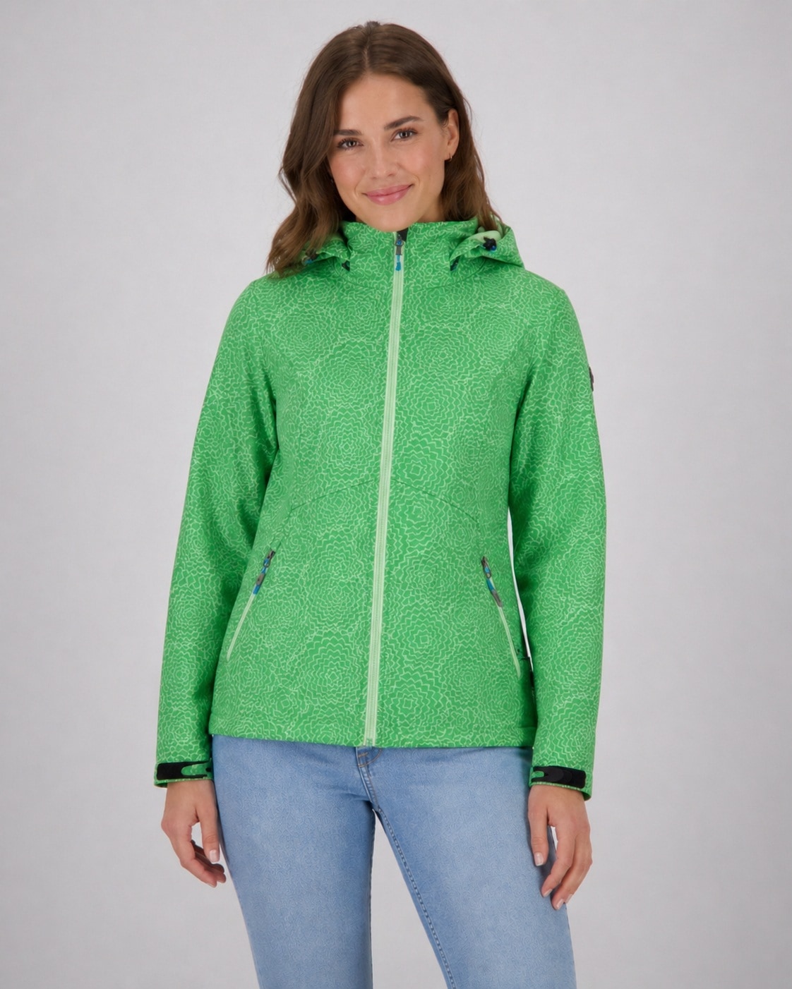 LPO Funktionsjacke "Funktionsjacke Shelby – X-TEC-Membran mit 8.000 mm Wassersäule" mit Kapuze leichte Funktionsjacke mit abnehmbarer Kapuze