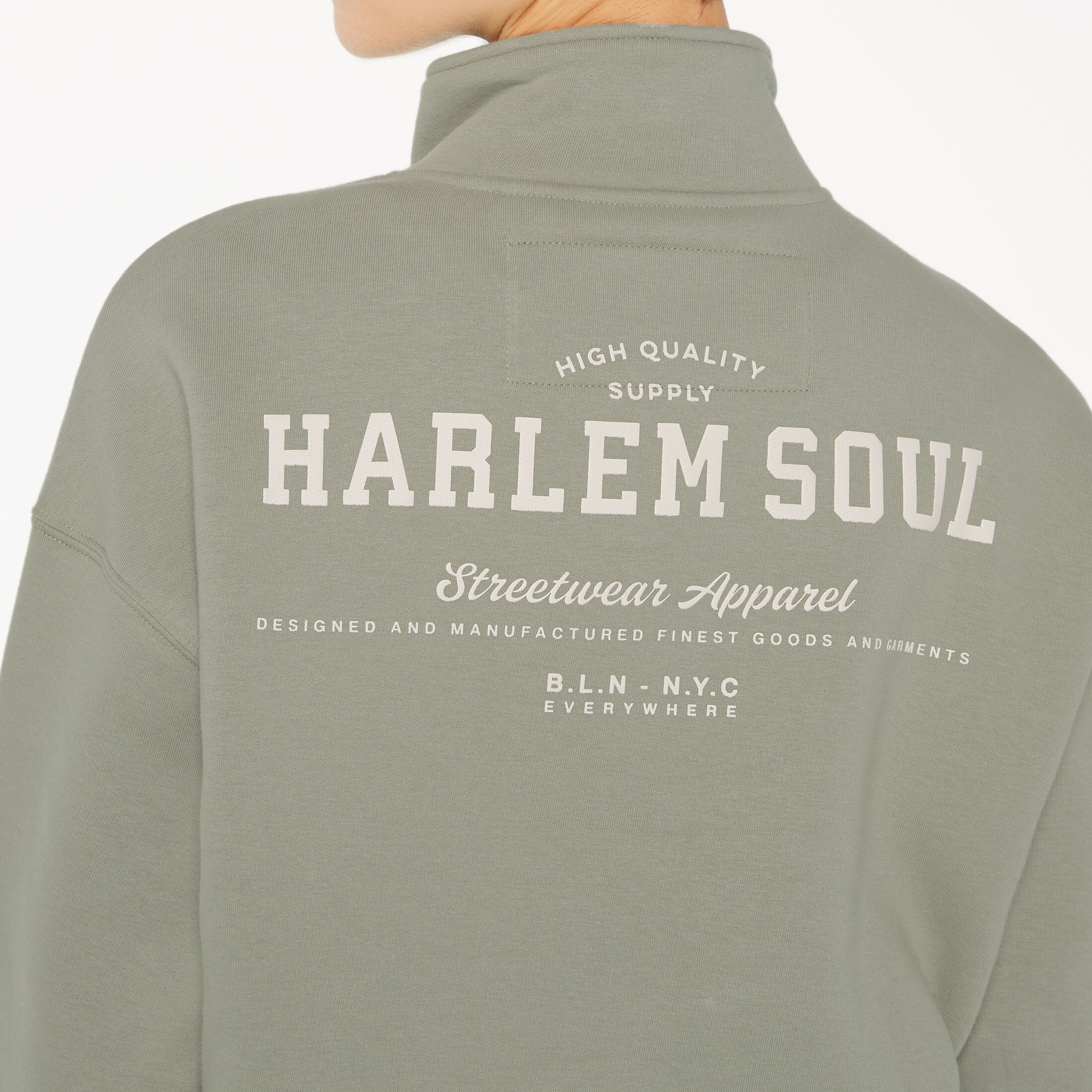 Harlem Soul Sweater, mit überschnittenen Schultern