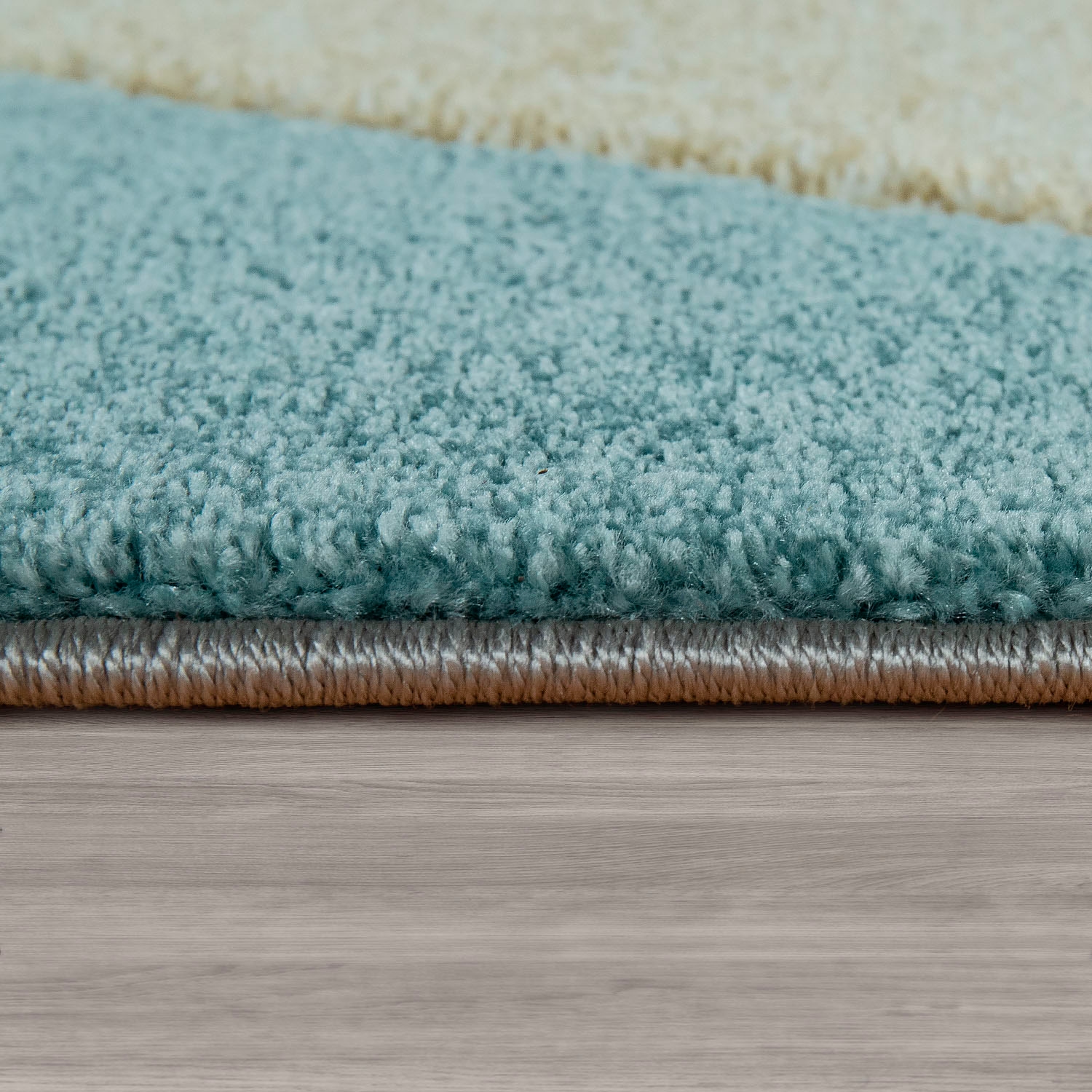 Paco Home Teppich »Mia 054«, rechteckig, 16 mm Höhe, Kurzflor, modernes buntes 3D-Patchwork Design, Pastell- Farben