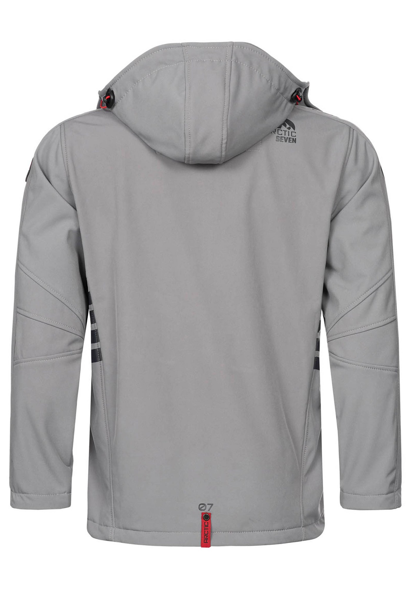 Arctic Seven Softshelljacke »ASPierr« sportliche Outdoor Funktionsjacke mit abnehmbarer Kapuze