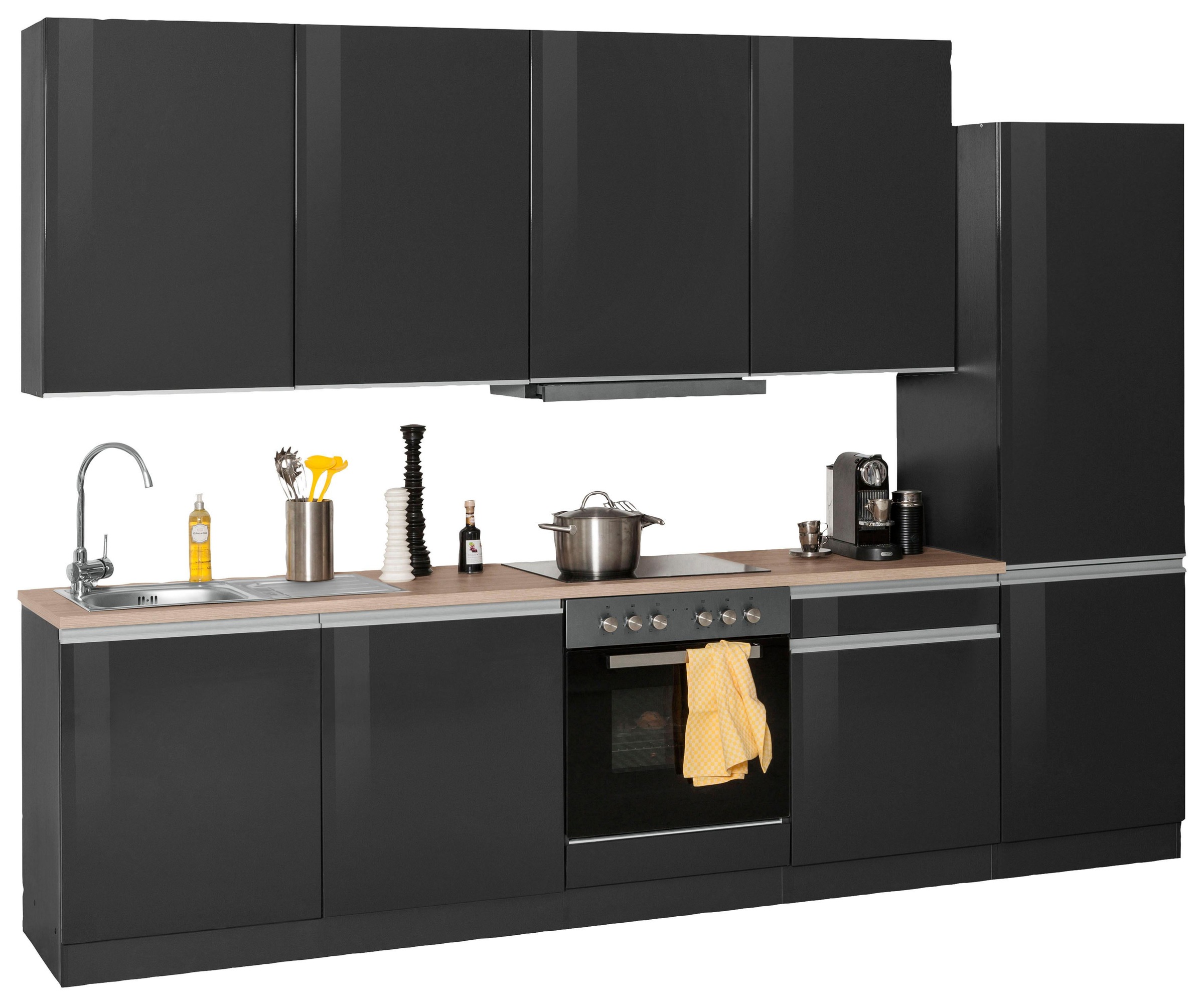 KOCHSTATION Küchenzeile "KS-Ohio" mit E-Geräten, Breite 300 cm günstig online kaufen