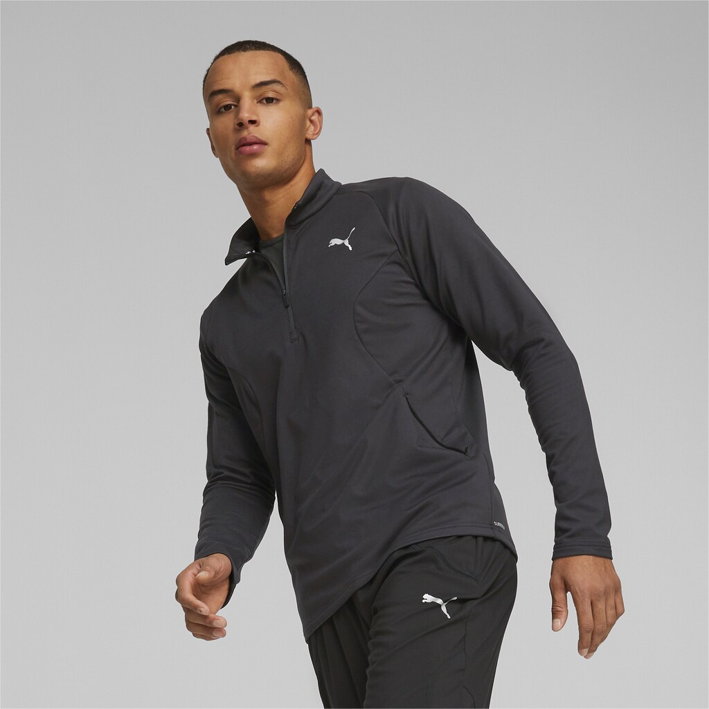 PUMA Trainingspullover »Run CLOUDSPUN Knit Half-Zip Top Herren«