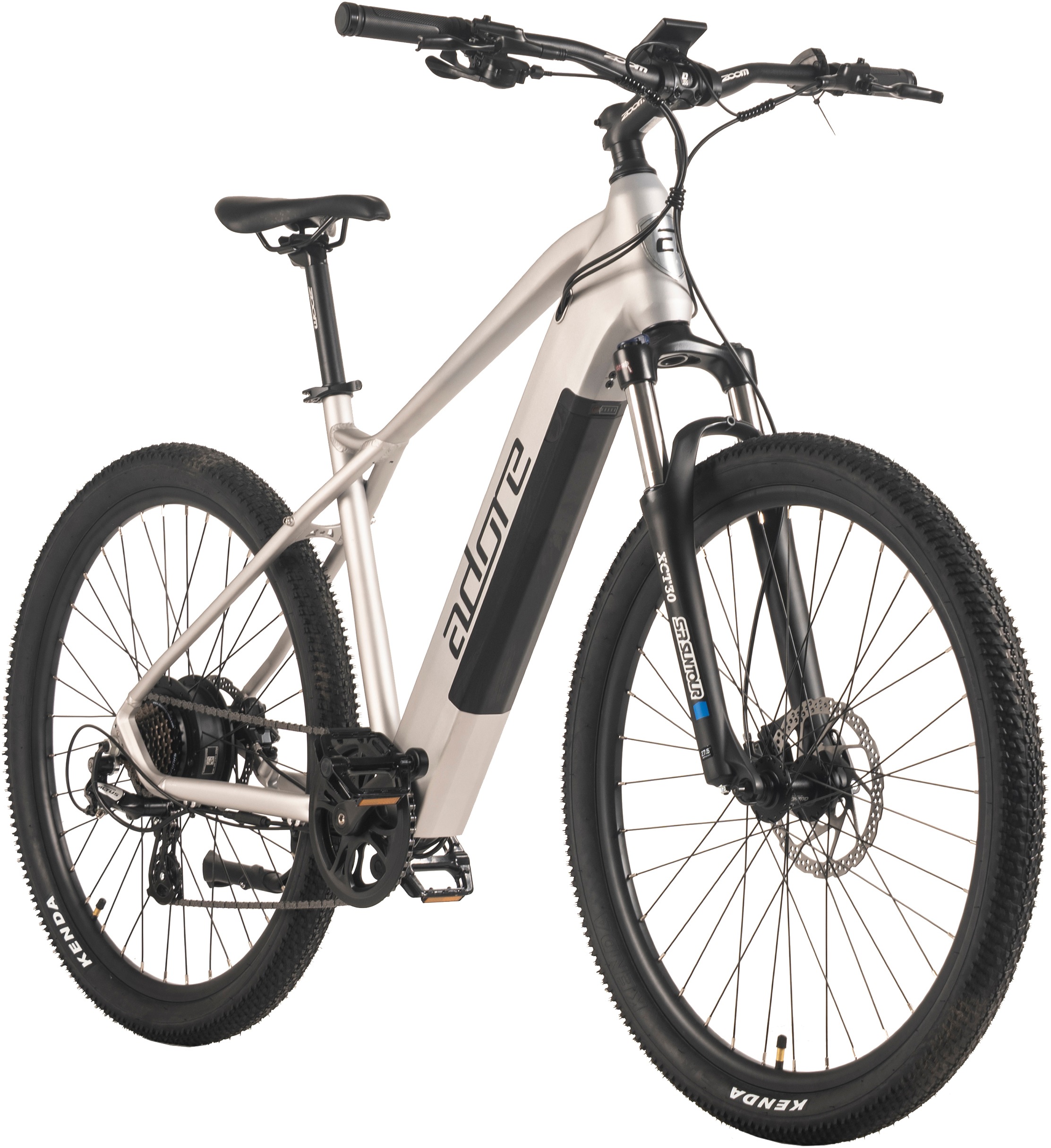 Adore E-Bike »27,5" GV-650 Heckmotor 50NM / 15Ah Brushed Silver matt«, 8 Gang, Shimano, Altus, Heckmotor 250 W
