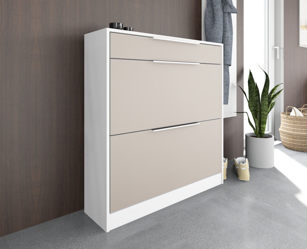 borchardt Möbel Schuhschrank "Oliva" Stehende Montage, Wandmontage & Glasböden unter Mehr aus der Serie