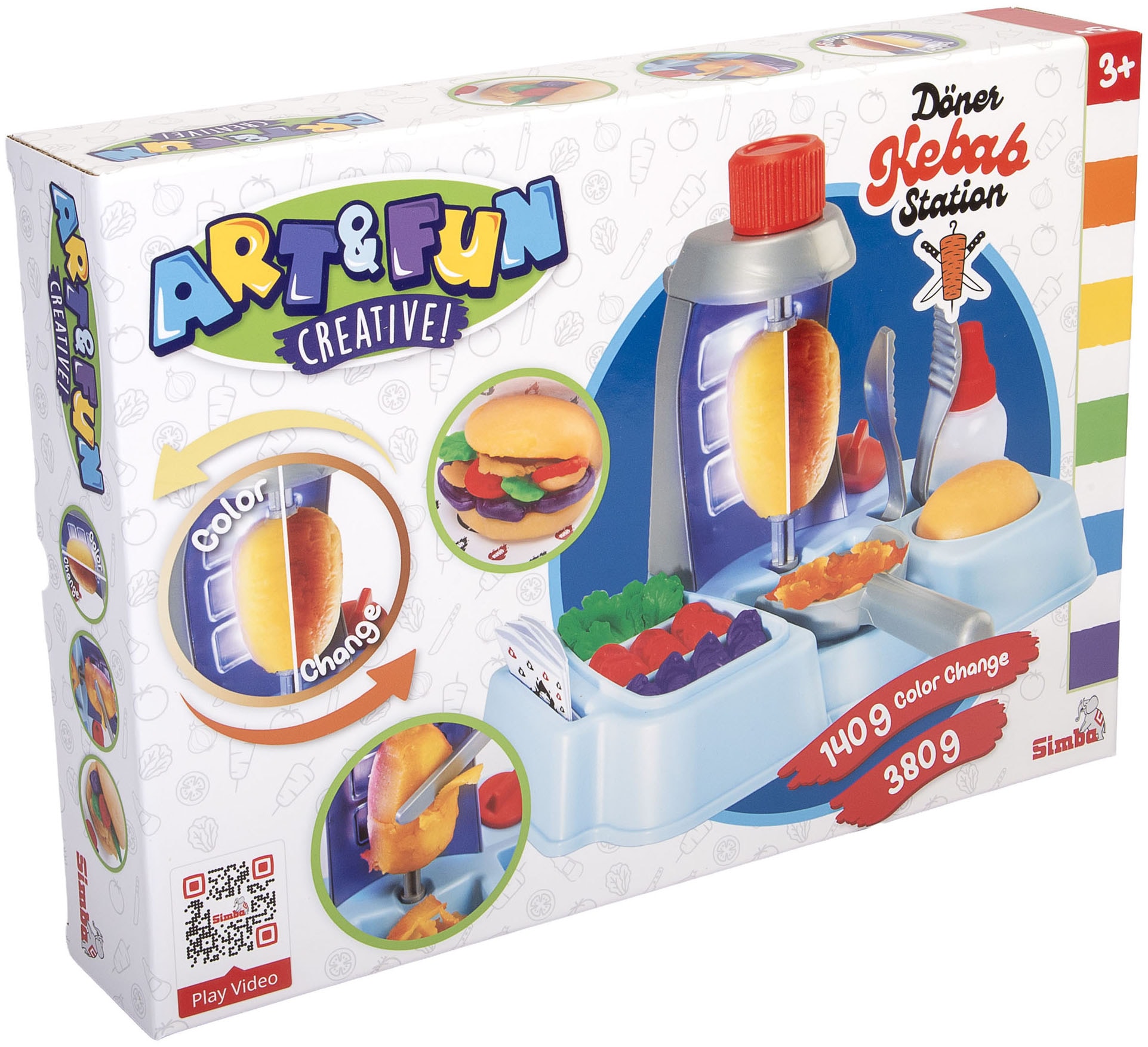 SIMBA Knetform-Set »Art &Fun Döner-Kebab-Station«