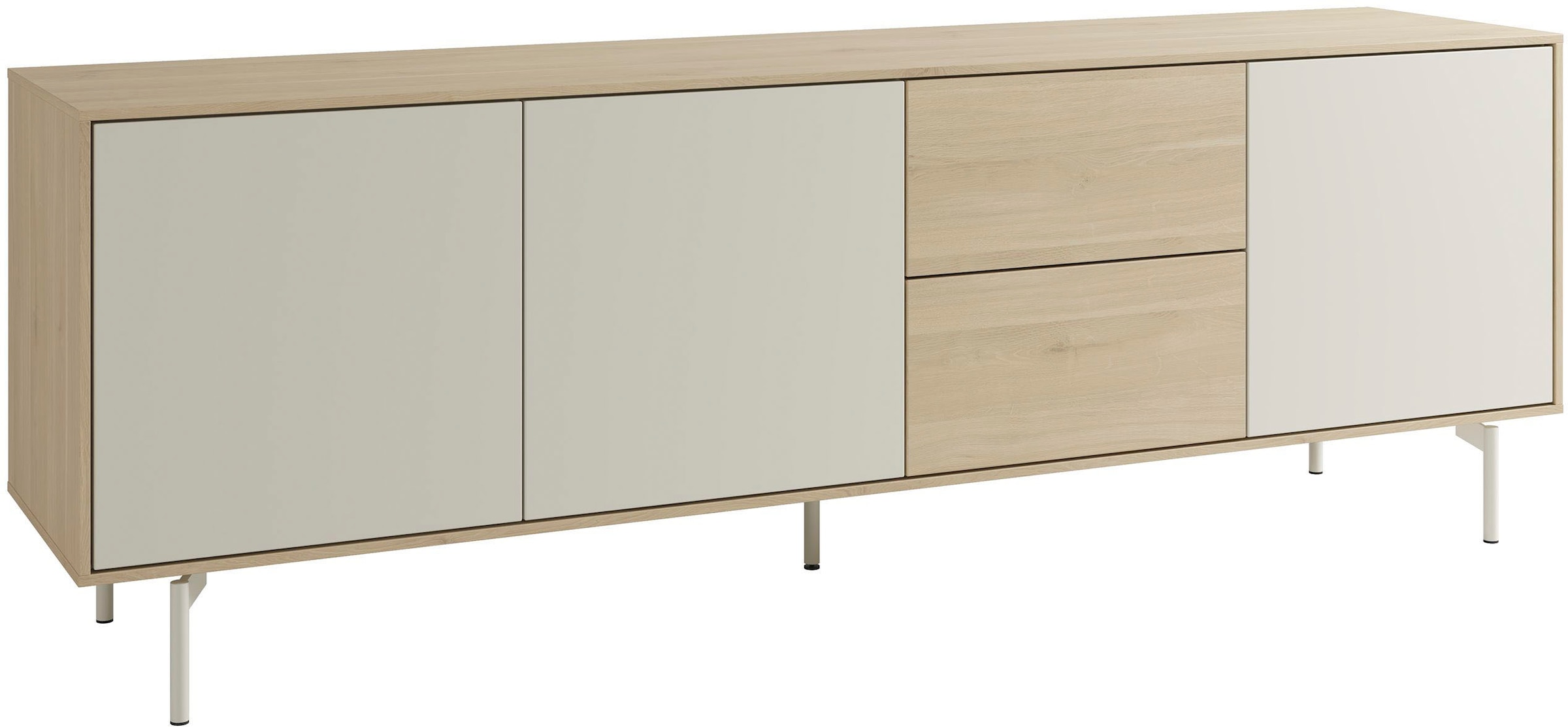 SCHÖNER WOHNEN-Kollektion Sideboard »LABOE« 1 Stk. tlg. 150 cm oder 200 cm mit push to open Funktion