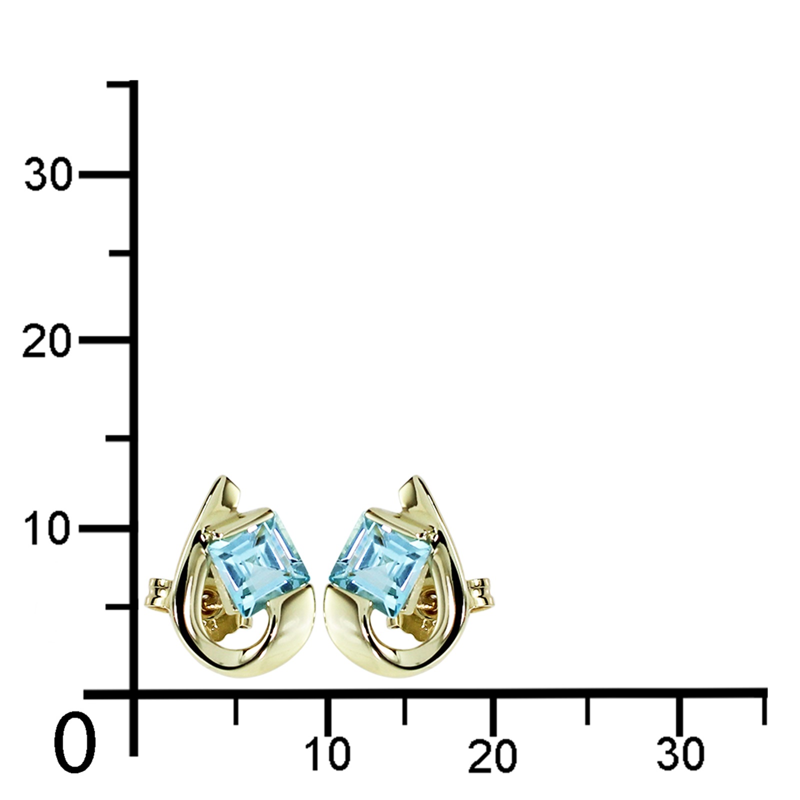 OSTSEE-SCHMUCK Paar Ohrstecker »Ostsee-Schmuck Ohrstecker Mina Ohrstecker Mina«, (2 tlg.)