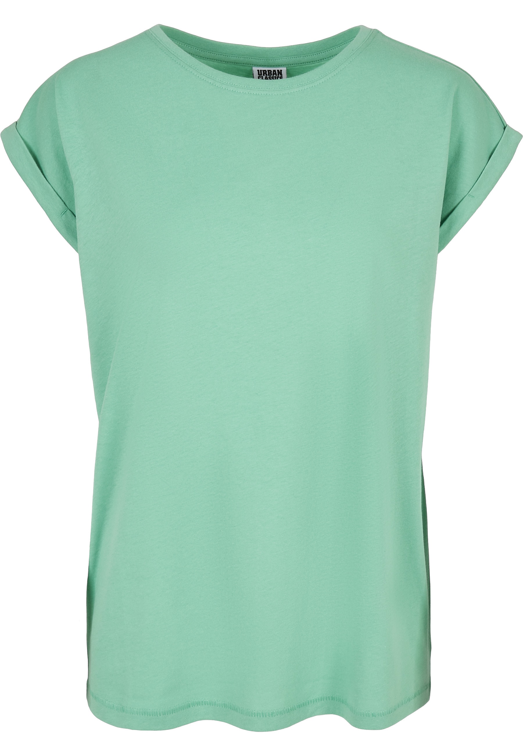 URBAN CLASSICS Kurzarmshirt "Urban Classics Damen Ladies Extended Shoulder günstig online kaufen