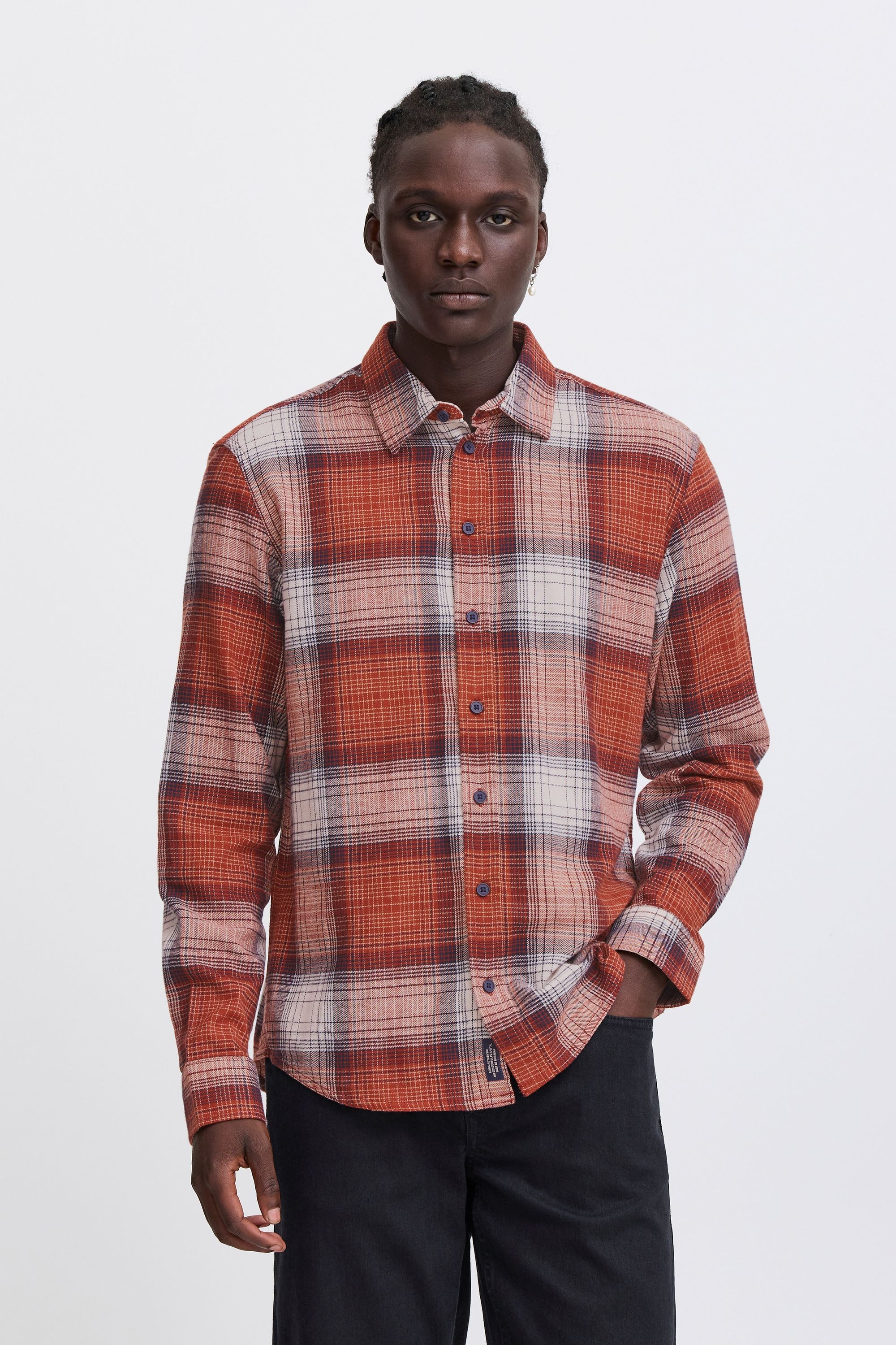 Blend Langarmhemd "BHShirt", Lässiges kariertes Langarmhemd günstig online kaufen