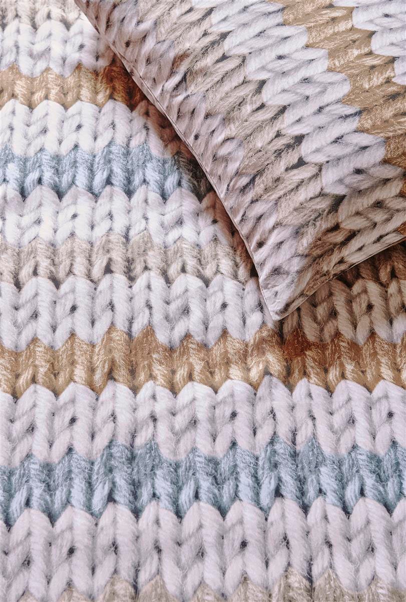 Beddinghouse Bettwäsche »Beddinghouse Warm Stripes« 2 Stk. tlg.