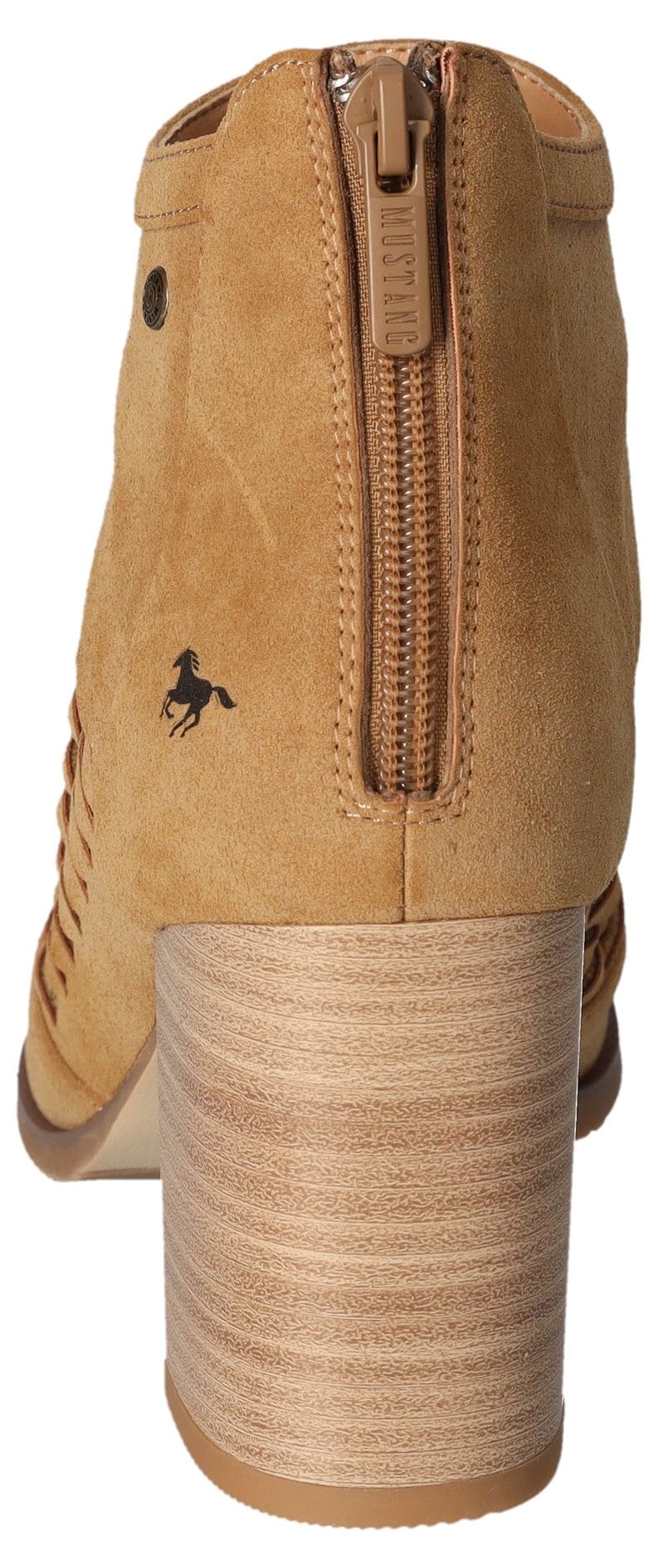 Mustang Shoes Sandalette, Sommerschuh, Sandale, mit praktischem Fersenreißverschluss