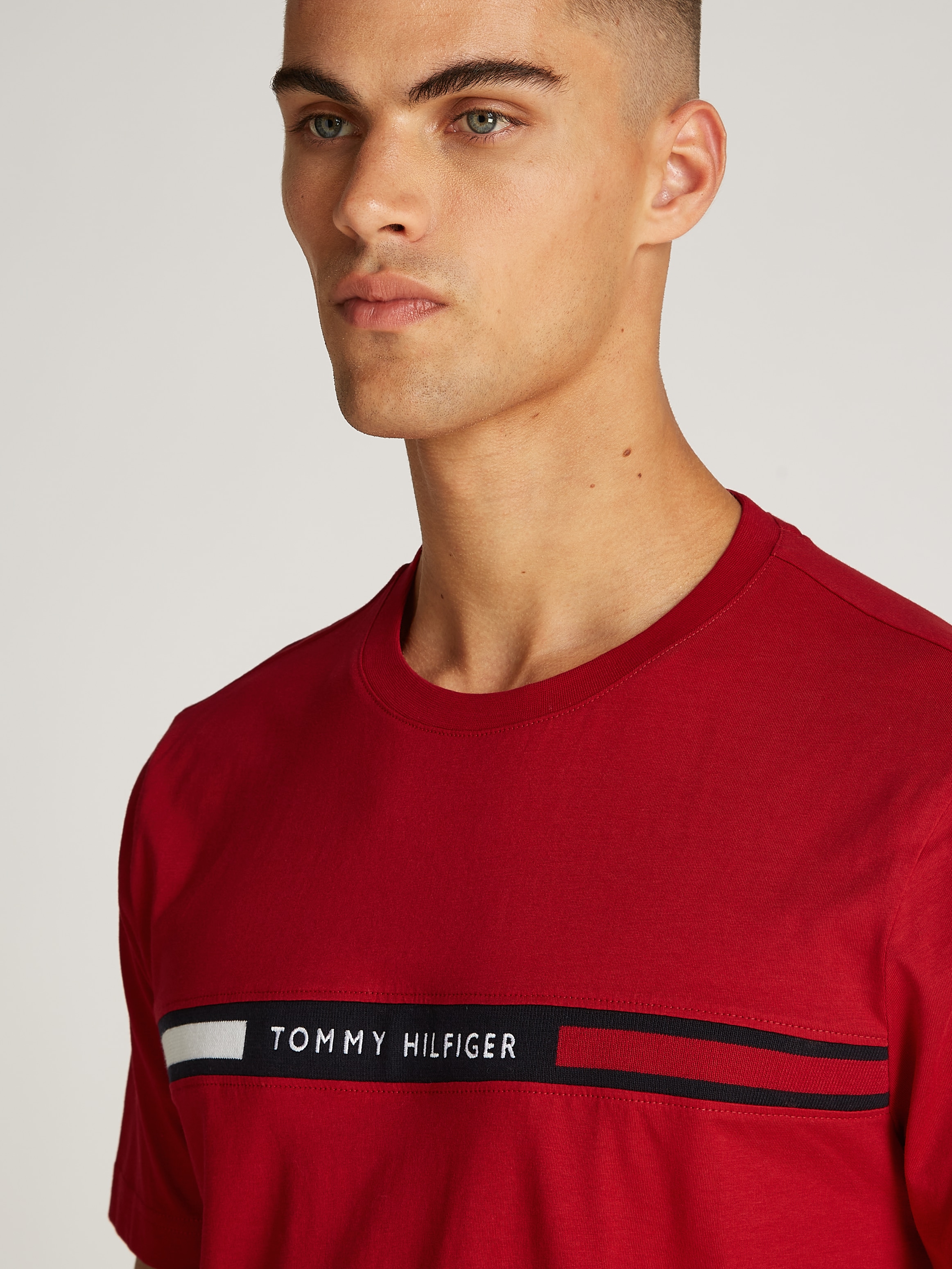 Tommy Hilfiger T-Shirt »HILFIGER CHEST INSERT TEE«