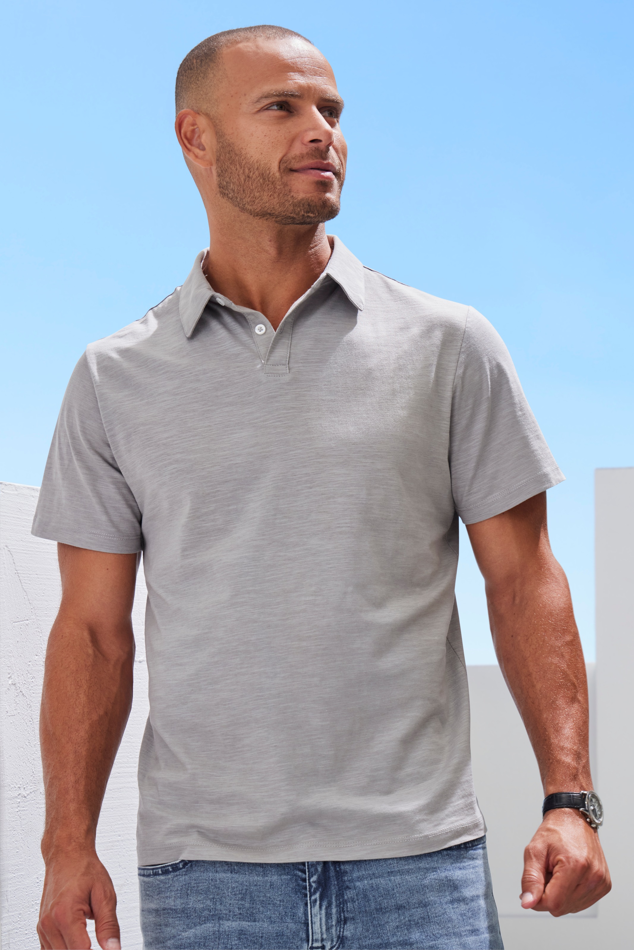 John Devin Poloshirt, aus besonderer slub-yarn Qualität