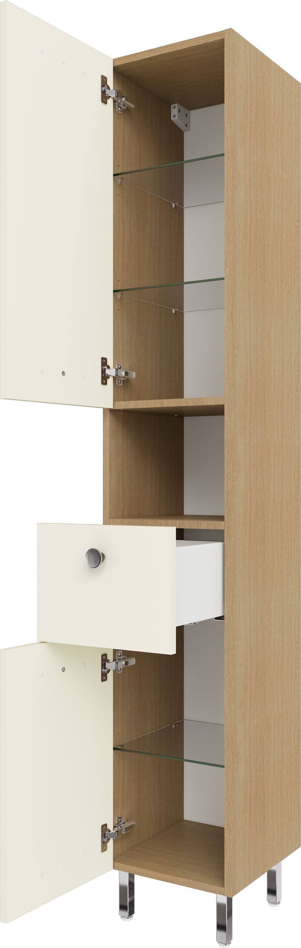 OPTIFIT Hochschrank »Hallig« Breite 32,5 cm, schnelle Montage mit OPTIsnap