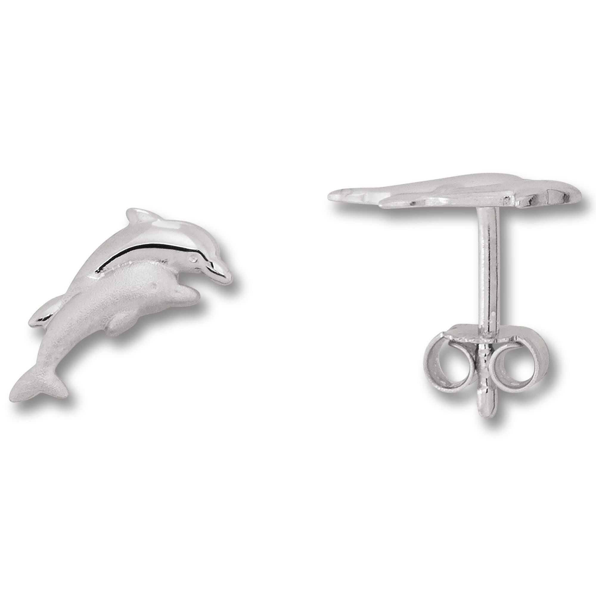 Paar Ohrhänger ONE ELEMENT "Delfin Ohrringe Ohrstecker aus 925 Silber", silber, Ohrringe, Damen, Kinder, Silber 925 (Sterlingsilber), Ausdruck von Individualität – dezent, bedeutungsvoll, nah am Herzen