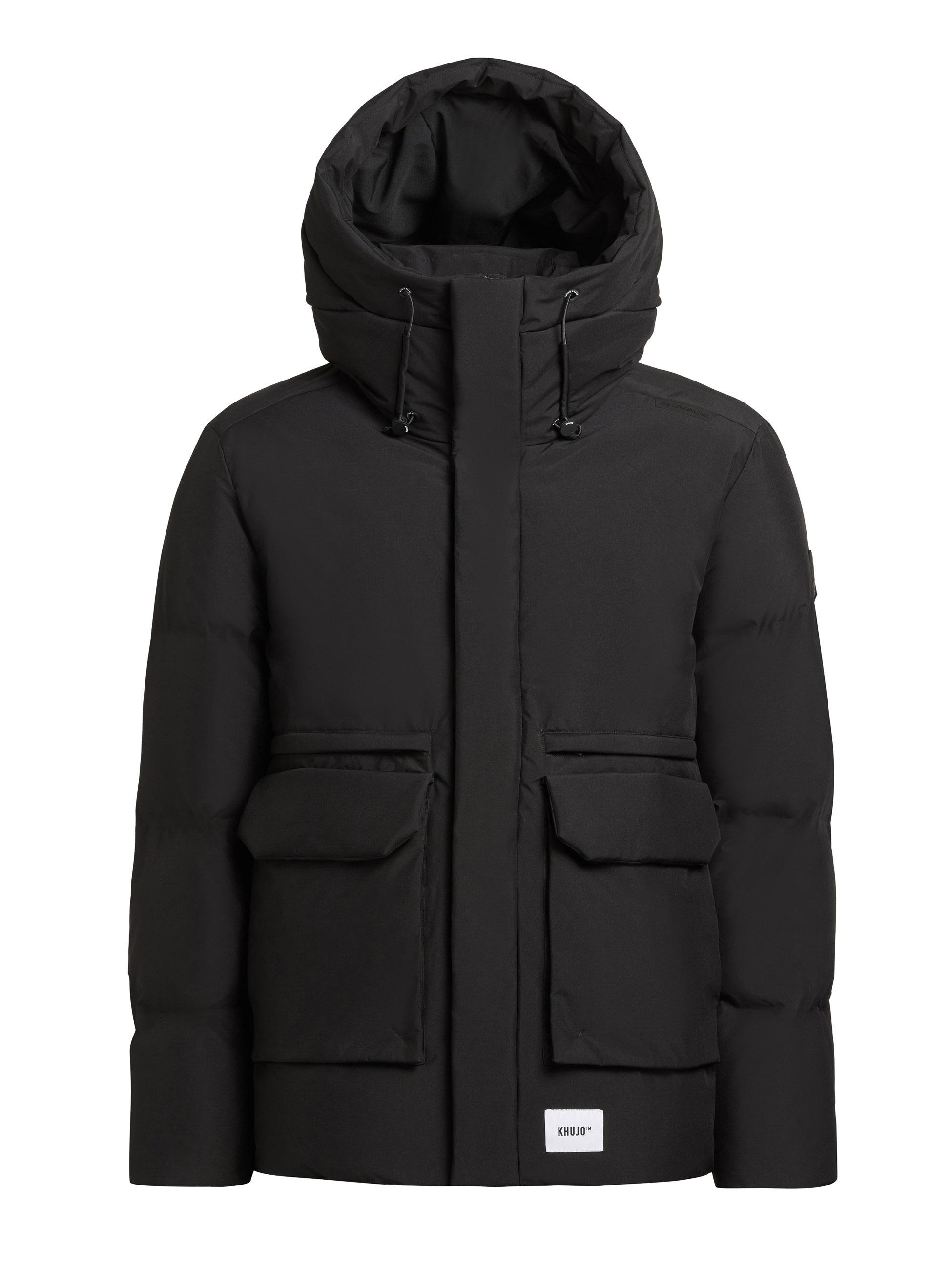 khujo Winterjacke »Dave« mit Kapuze Warme Herren Outdoorjacke mit Rucksackträgern innen