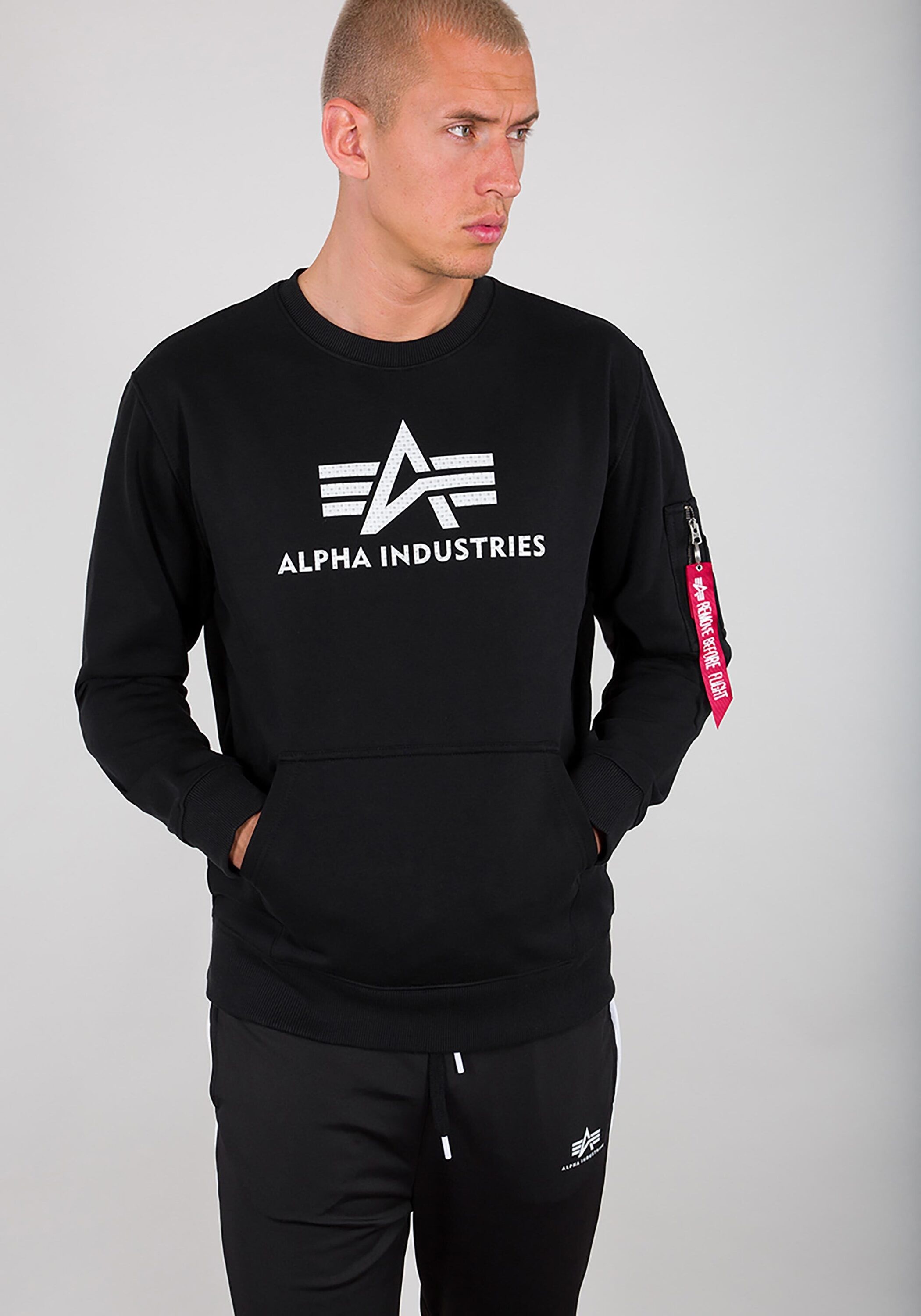 BAUR Hoodys 3D »Alpha Men Sweater« Sweats Logo Alpha & Industries | Sweater ▷ für - Industries