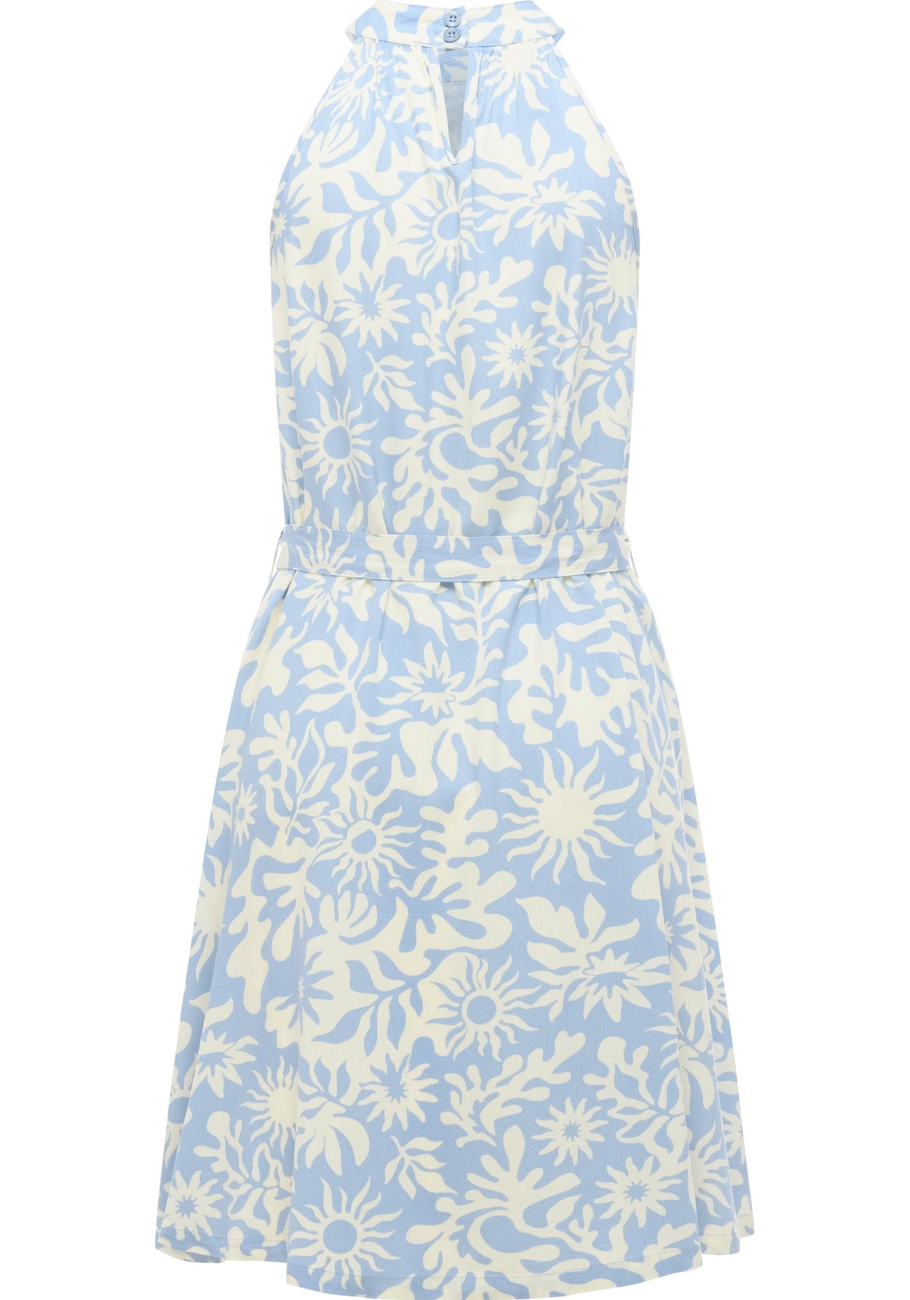 Ragwear A-Linien-Kleid »Angylee Print YOUMODO« Eingrifftaschen Leichtes Sommerkleid mit Bindegürtel