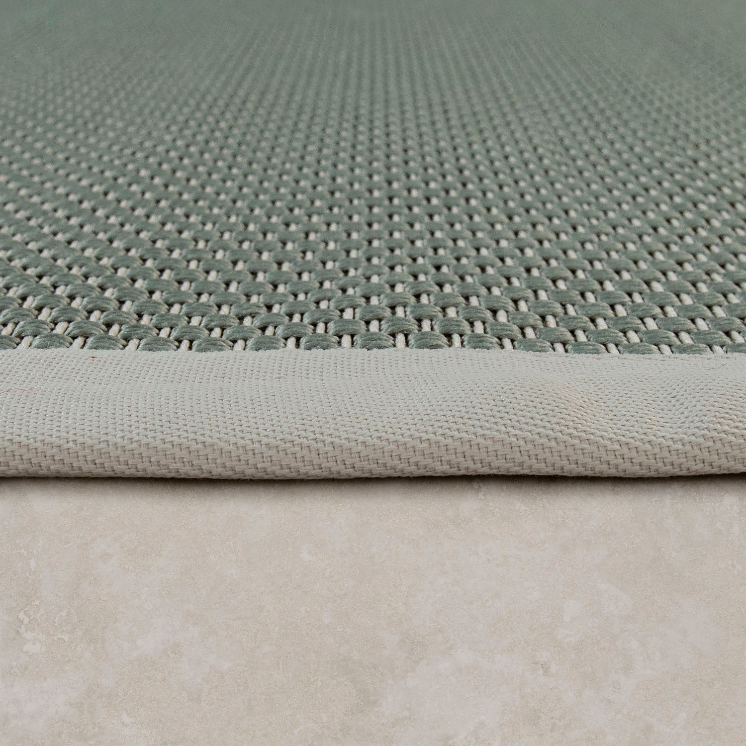 Paco Home Teppich »Sisala 270«, rechteckig, 4 mm Höhe, Flachgewebe, gewebt, Sisal Optik, Bordüre, In- und Outdoor geeignet