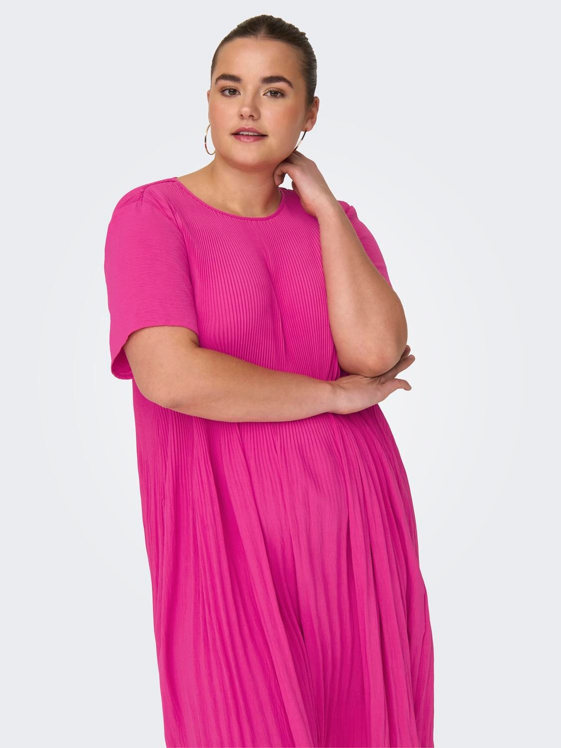 ONLY CARMAKOMA Minikleid "CARBADOTTE S/S BLK DRESS WVN" Sommerkleid günstig online kaufen