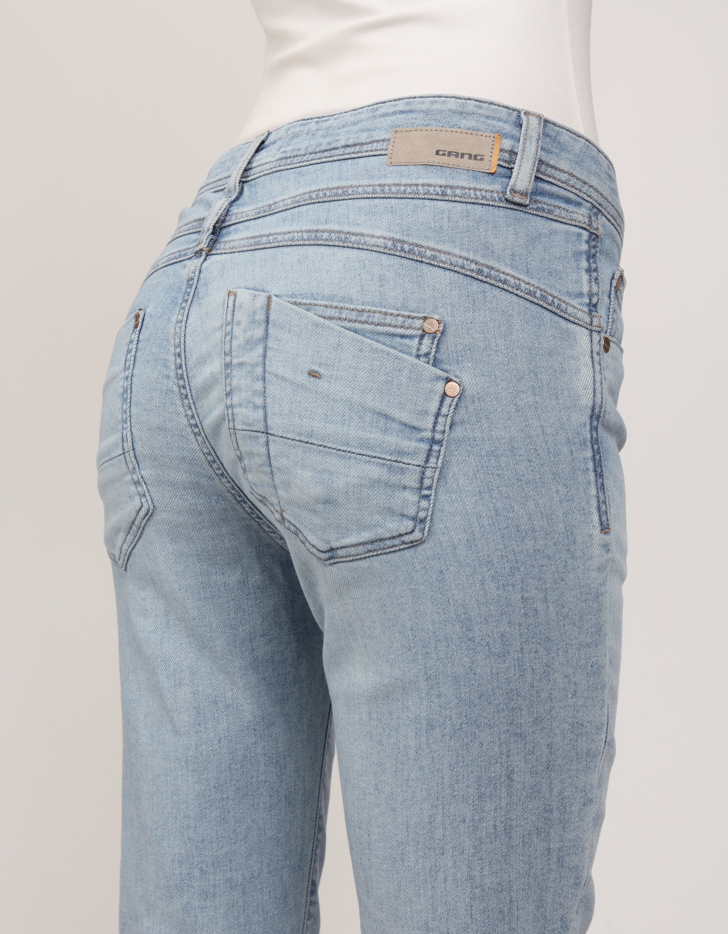 GANG Relax-fit-Jeans »94AMELIE CROPPED«, in 5-Pocket-Style