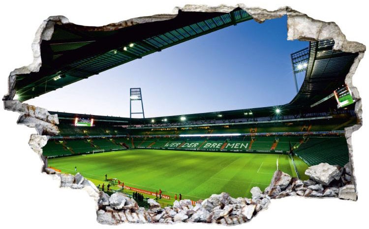 Wandtattoo »Fußball Werder Bremen Logo«, (1 St.), selbstklebend, entfernbar