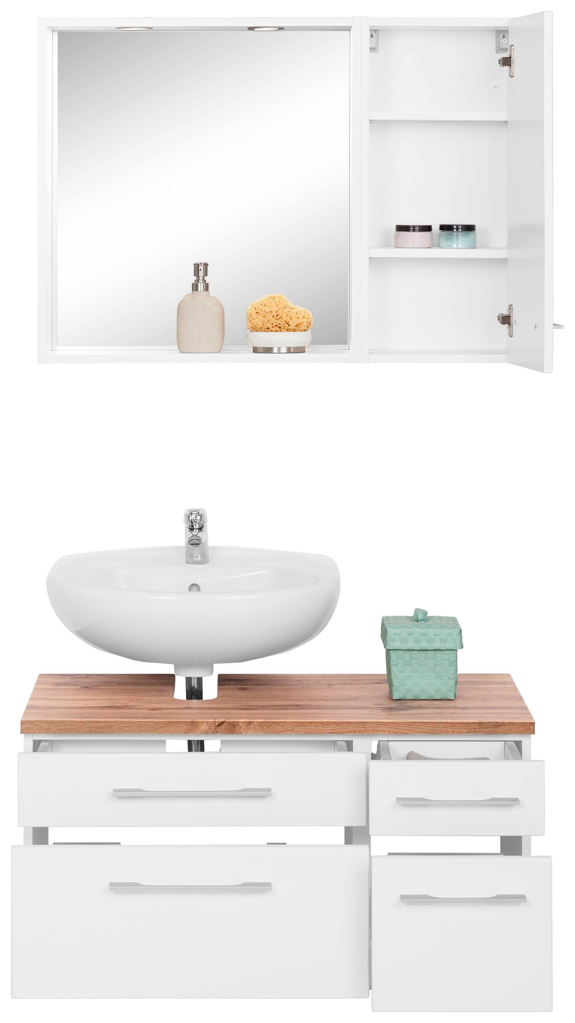 Thumbnail - welltime Badmöbel-Set "Davos" 3 Stk. tlg.