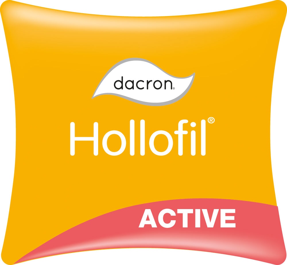 fan Microfaserkissen »Hollofil Active m. MF-Bezug«, (2 St.), volles Temperatur- und Feuchtigkeitsmanagement