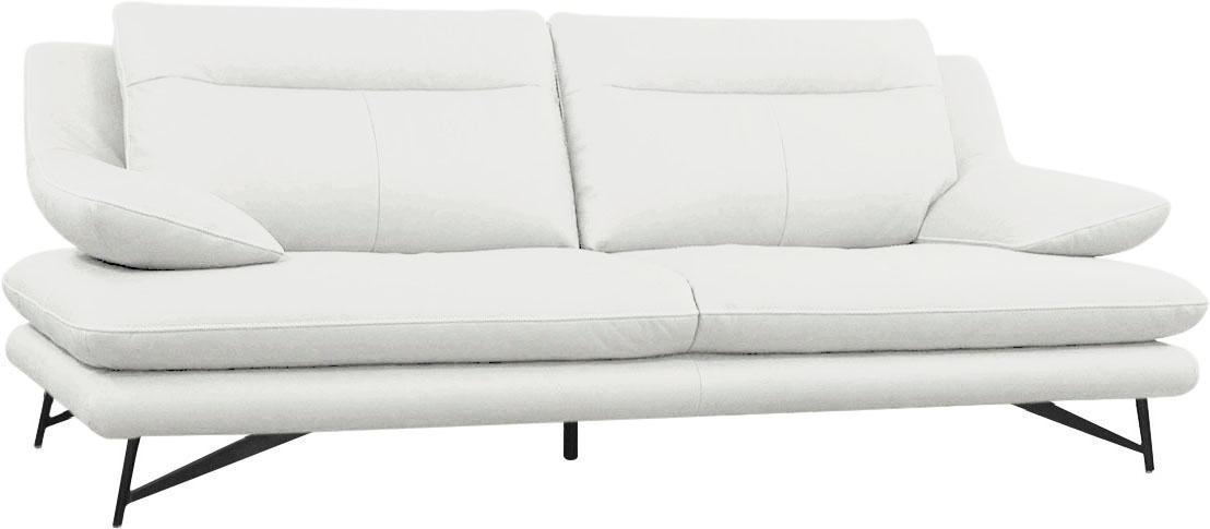 CALIA ITALIA 3-Sitzer »Cezanne, italienisches Design trifft erstklassigen Sitzkomfort, Leder«, Edles Designsofa in besonders langlebigen & pflegeleichten Lederarten