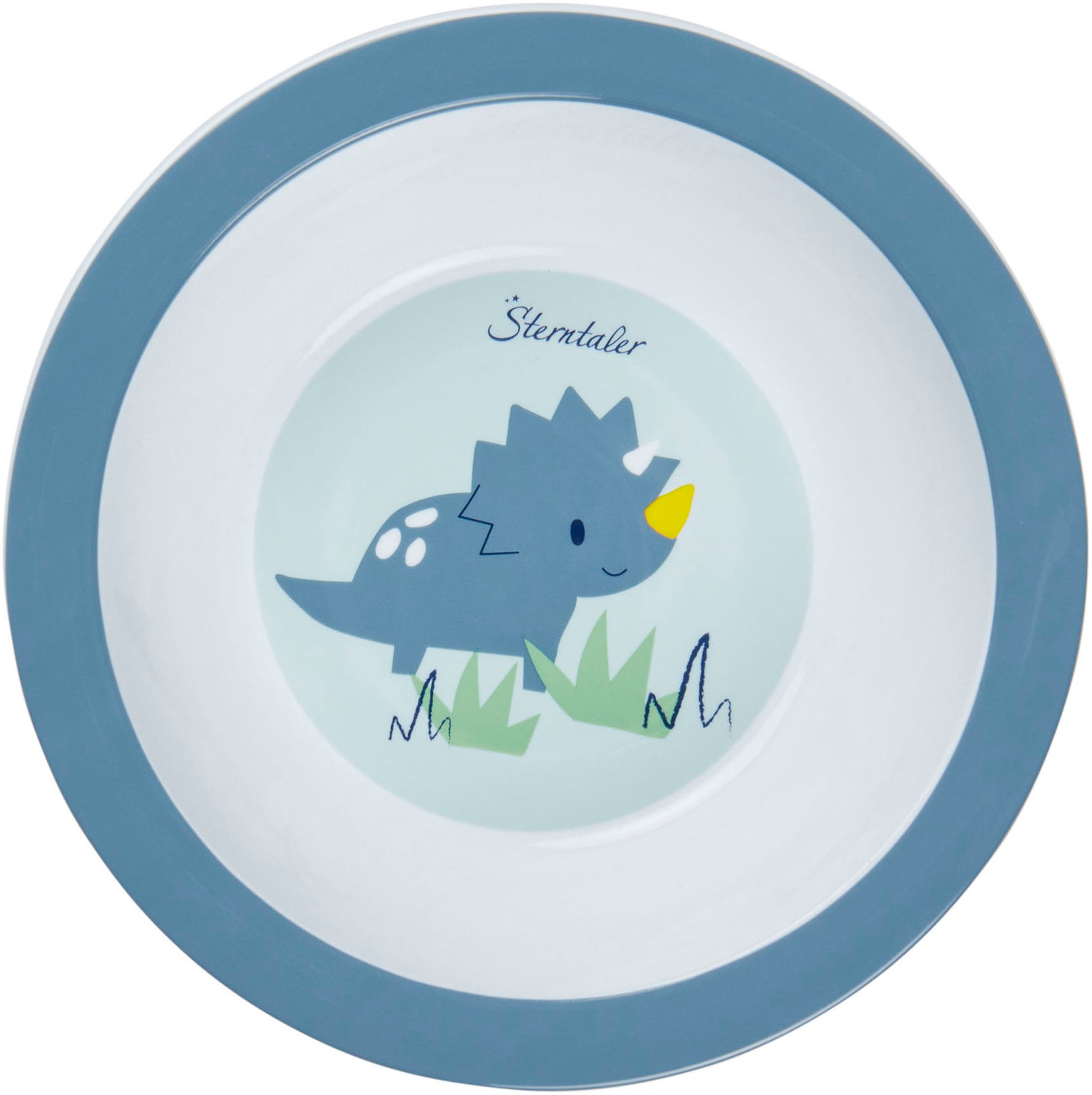 STERNTALER Baby Kinderschale "Dino Rexi", blau, Polypropylen, Schüsseln