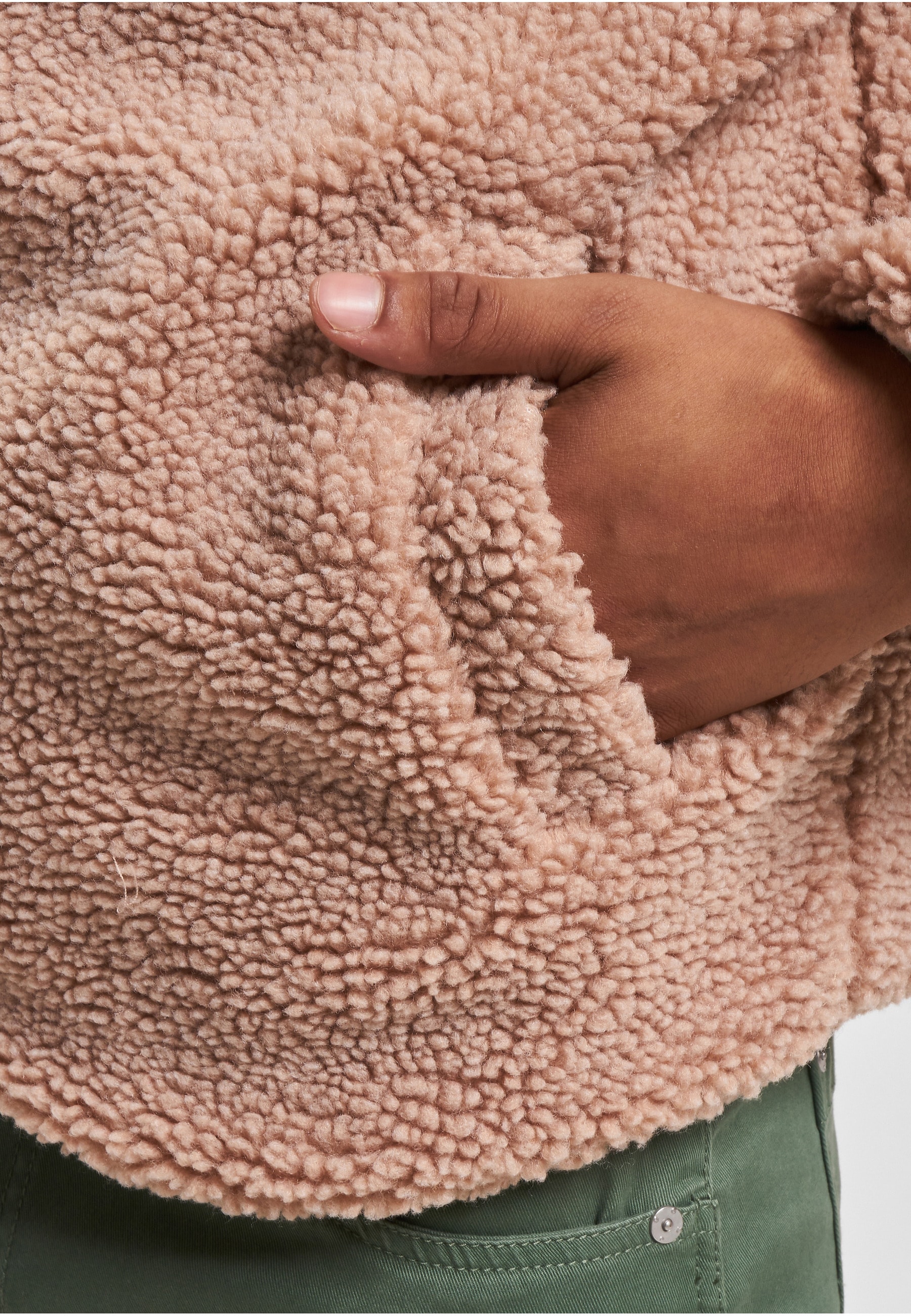 Karl Kani Winterjacke »Karl Kani Herren KM234-007-1 KK OG Teddy Trackjacket« 1 Stk. tlg. ohne Kapuze