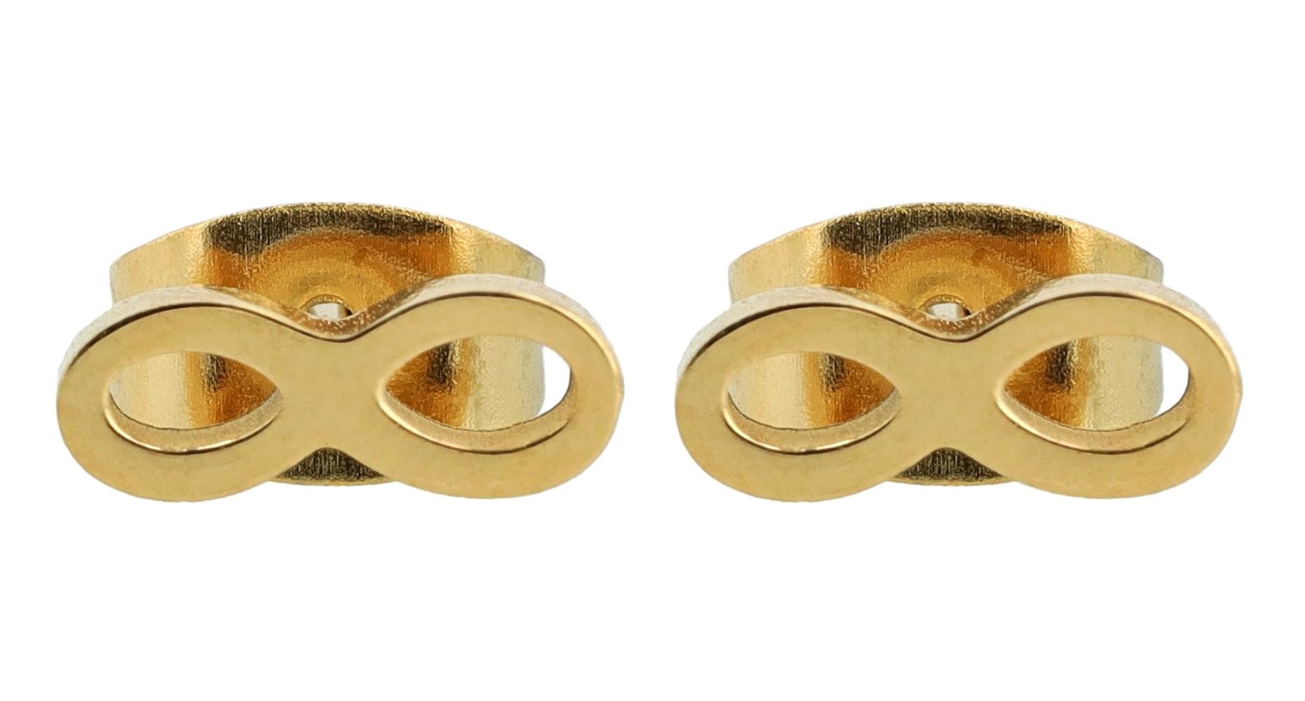 Adelia´s Paar Ohrhänger »Damen Ohrringe – Ohrstecker Unendlichkeitszeichen aus Edelstahl« Eine schöne Geschenkidee für jeden Anlass