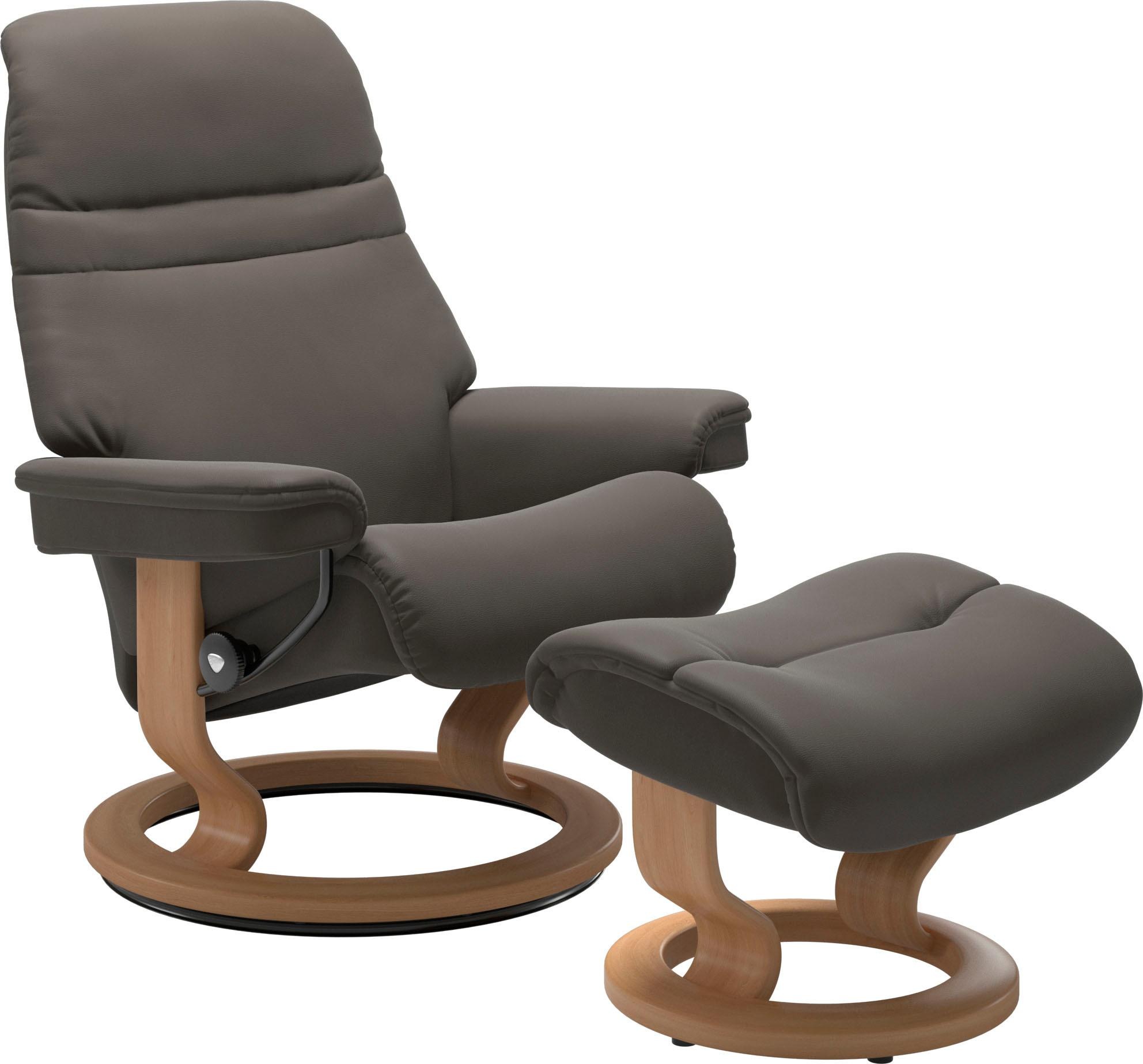 Stressless Relaxsessel "Sunrise", mit Classic Base, Größe M, Gestell Eiche günstig online kaufen