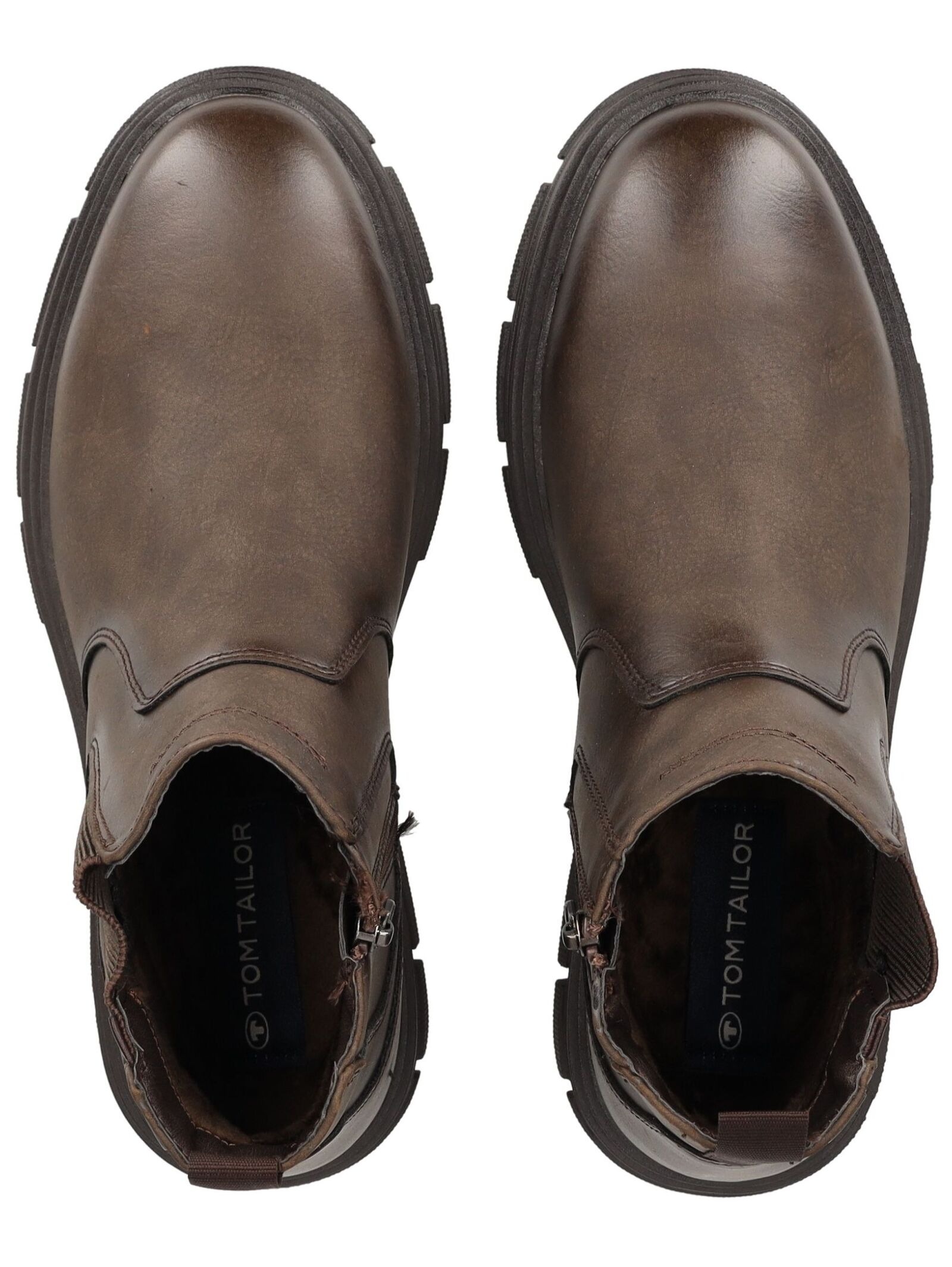 TOM TAILOR Stiefelette »Tom Tailor Stiefelette Lederimitat/Textil«