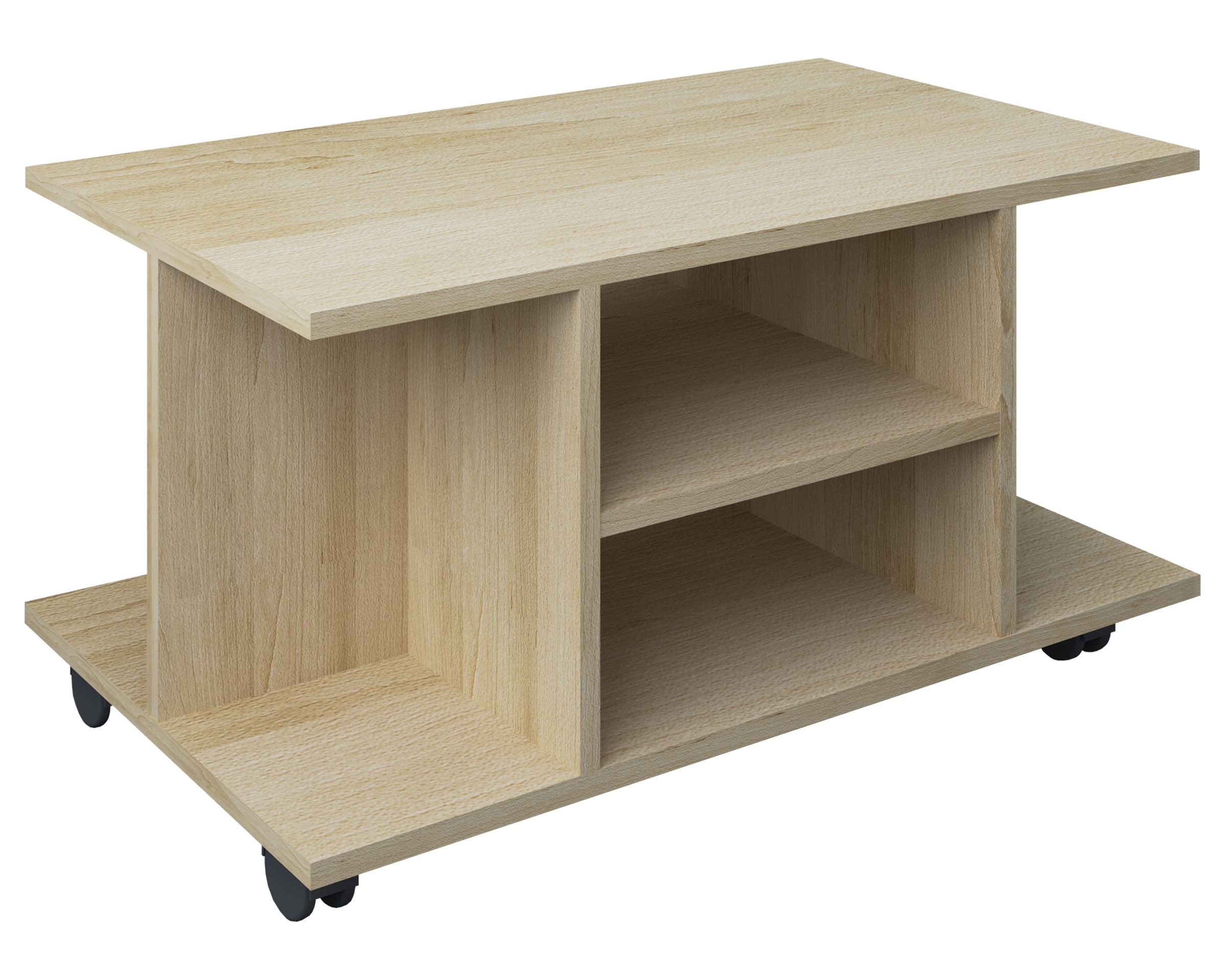 VCM Wohnzimmertisch »Holz TV Lowboard Fernsehregal Rollen Findalo«
