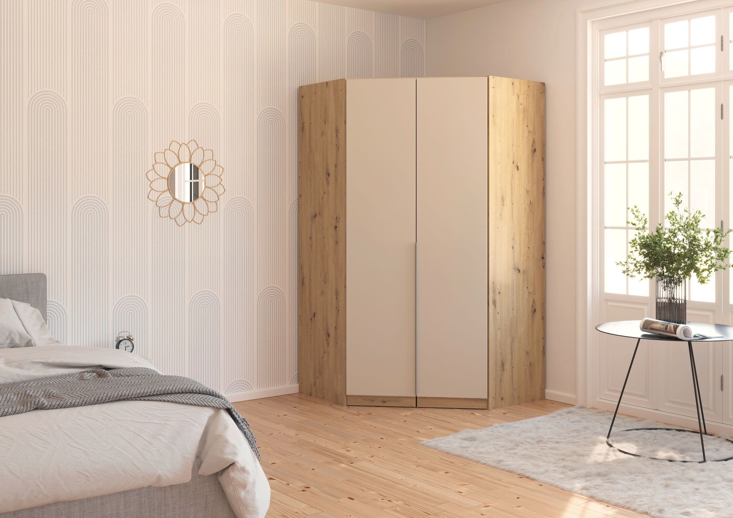 OTTO home Eckkleiderschrank "Kleiderschrank Schrank Ankleidezimmer Schlafzi günstig online kaufen