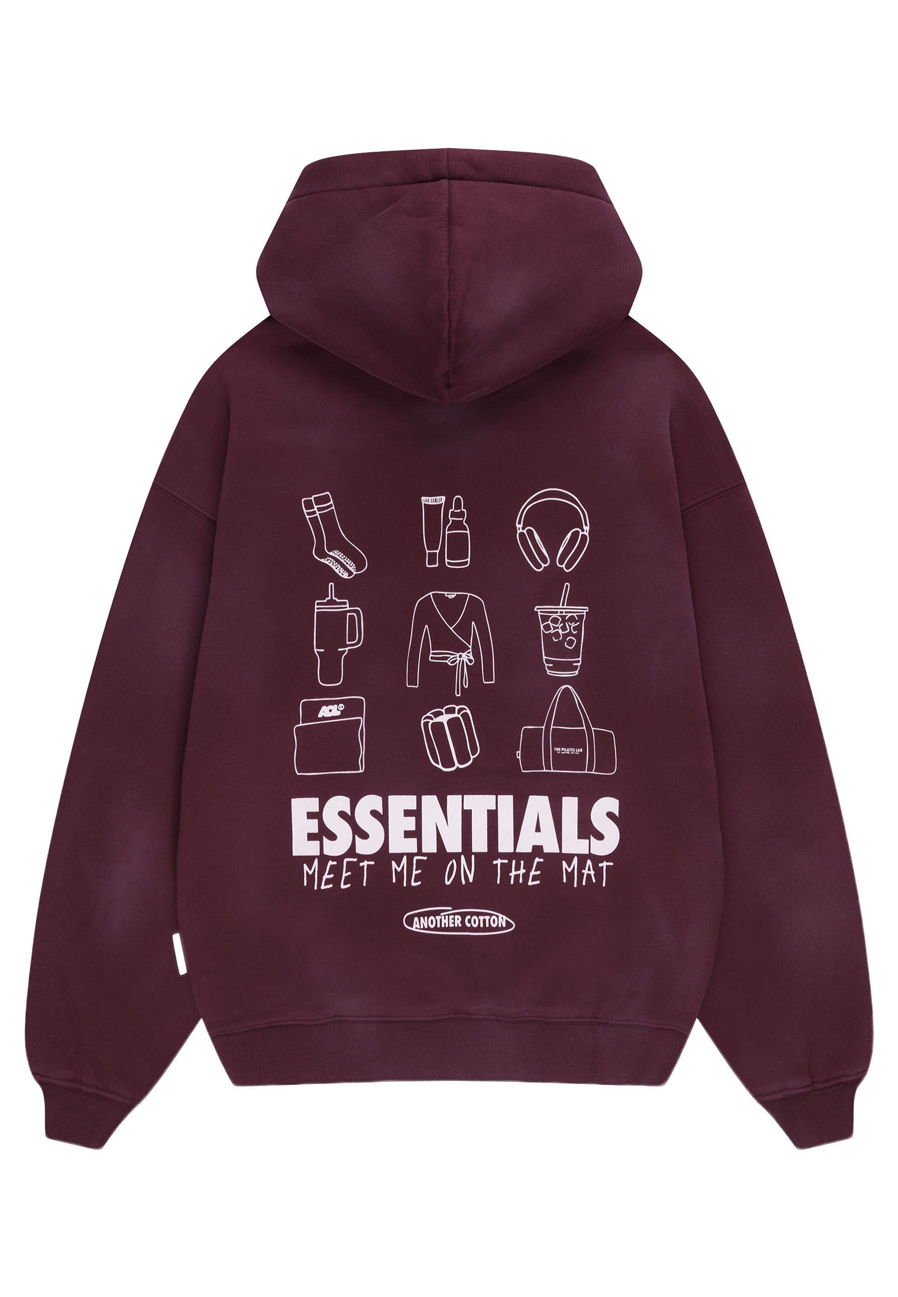 Another Cotton Lab Rundhalspullover »Another Cotton Lab Mat Essentials Washed Hoodie« 1