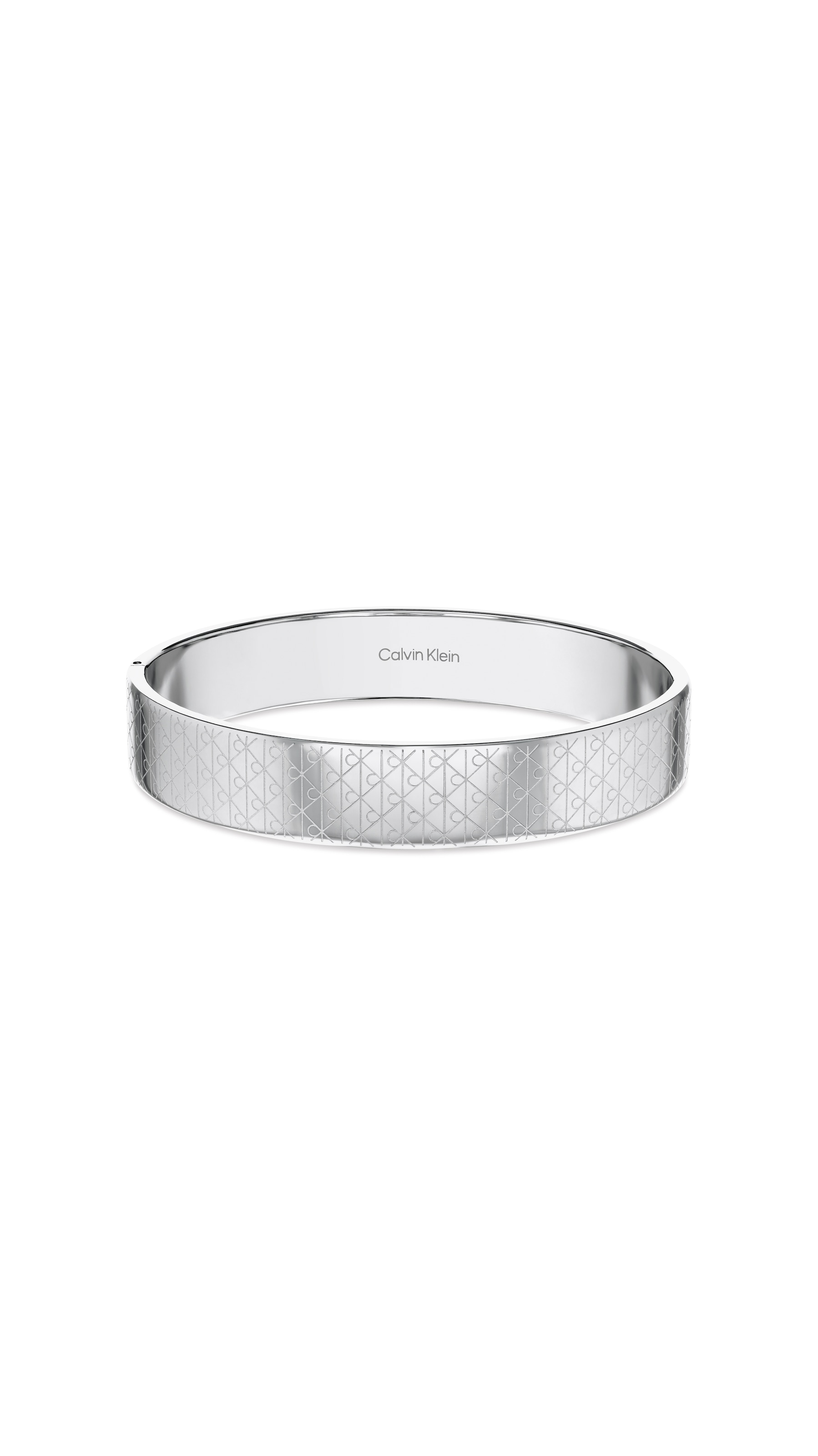 CALVIN KLEIN Damen Armreif "CK ICONIC ESSENTIALS", Edelstahledelstahlfarben, Edelstahl, Armbänder