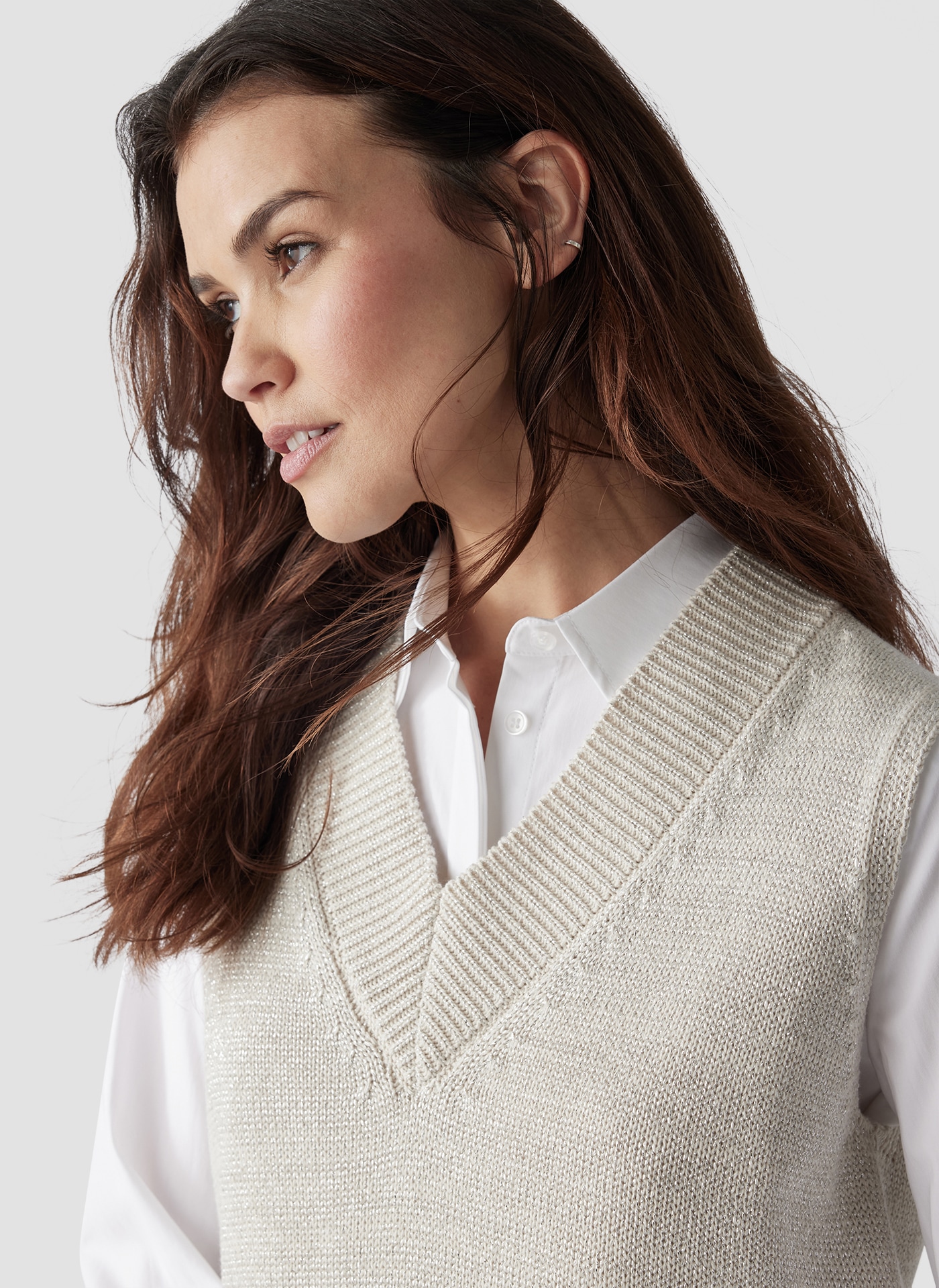 LeComte Strickpullover »LeComte Pullunder mit V-Ausschnitt«