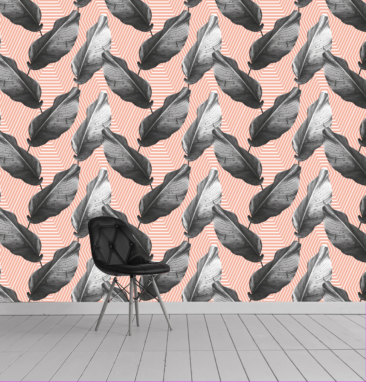 queence Vinyltapete »Shis«, floral-geblümt-gemustert-Motiv, 90x250cm, selbstklebend, kinderleichte Anbringung, Sticker