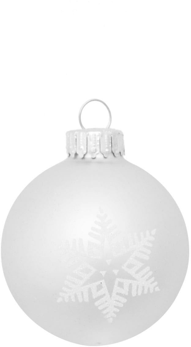 Krebs Glas Lauscha Weihnachtsbaumkugel »Schneeflocke aus Weihnachtsdeko, Christbaumkugeln bestellen (Set, Christbaumschmuck, | BAUR silberfarben«, 16 St.), Glas