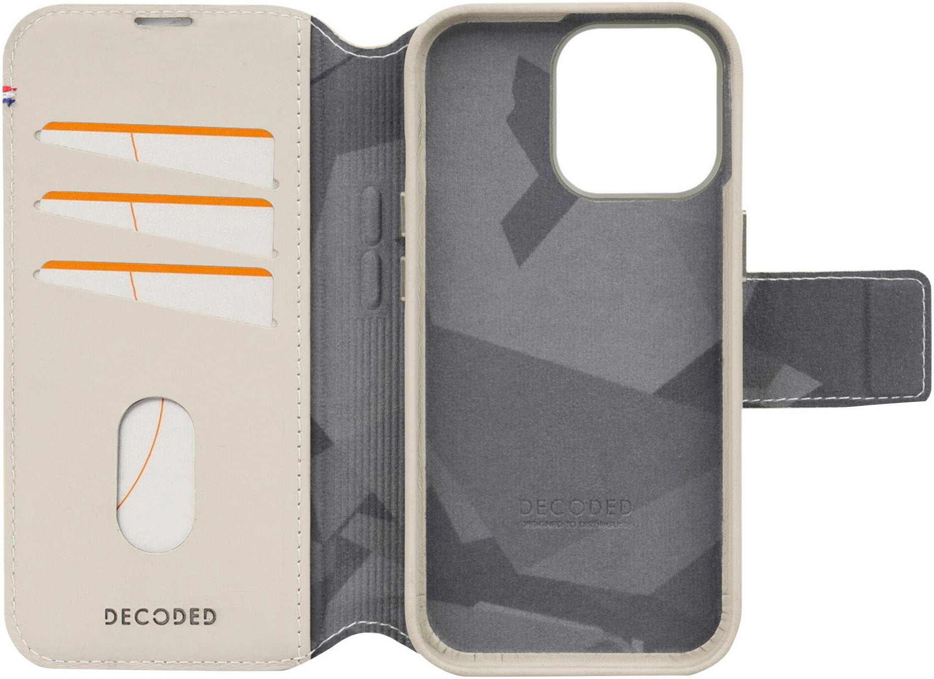 DECODED Smartphone-Hülle »Leather Detachable Wallet iPhone 15 Pro Max«, iPhone 15 Pro Max, 17 cm (6,7 Zoll)