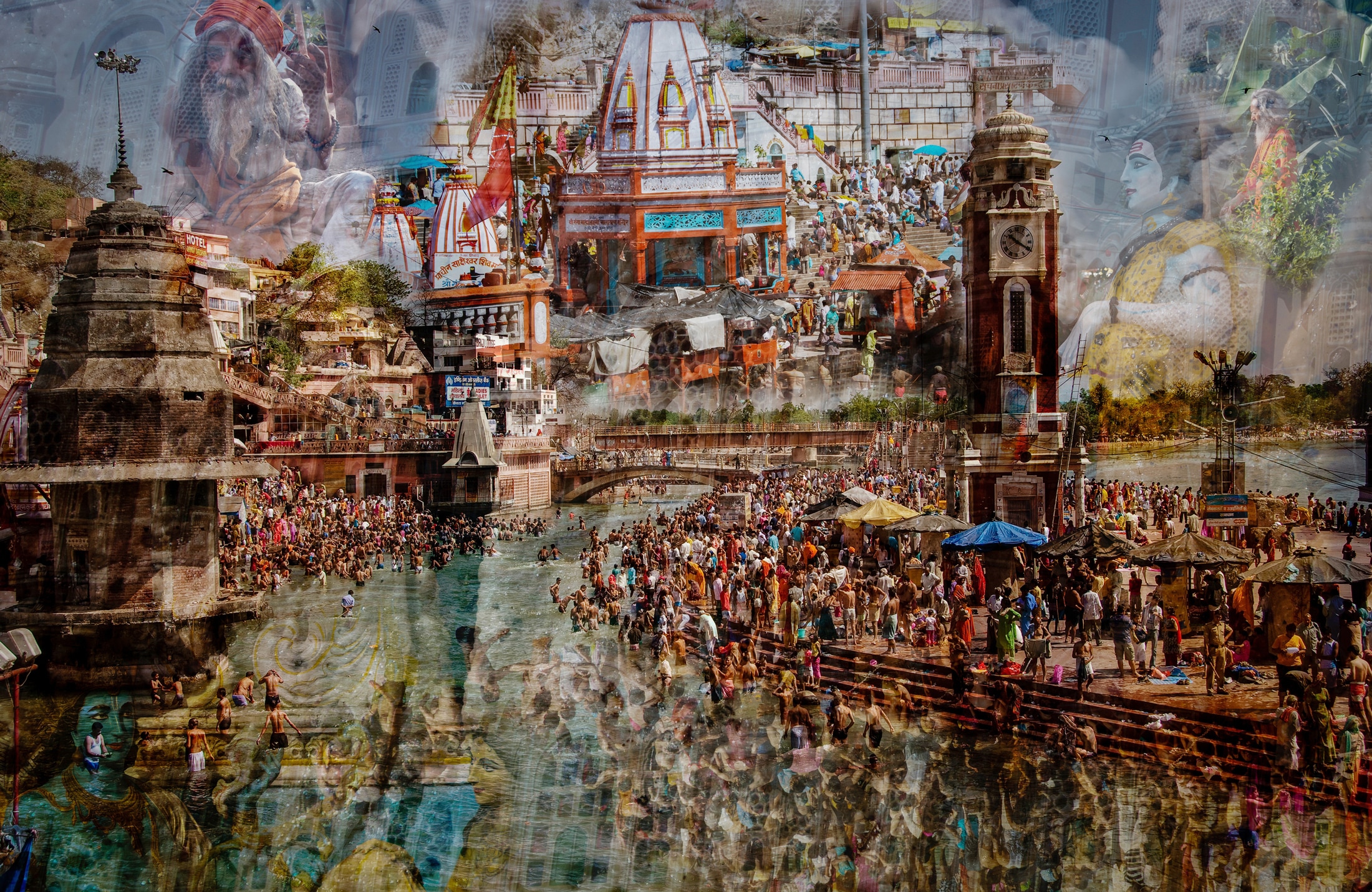 Papermoon Fototapete "Photo-Art RALF KAYSER, HEILIGES INDIEN"