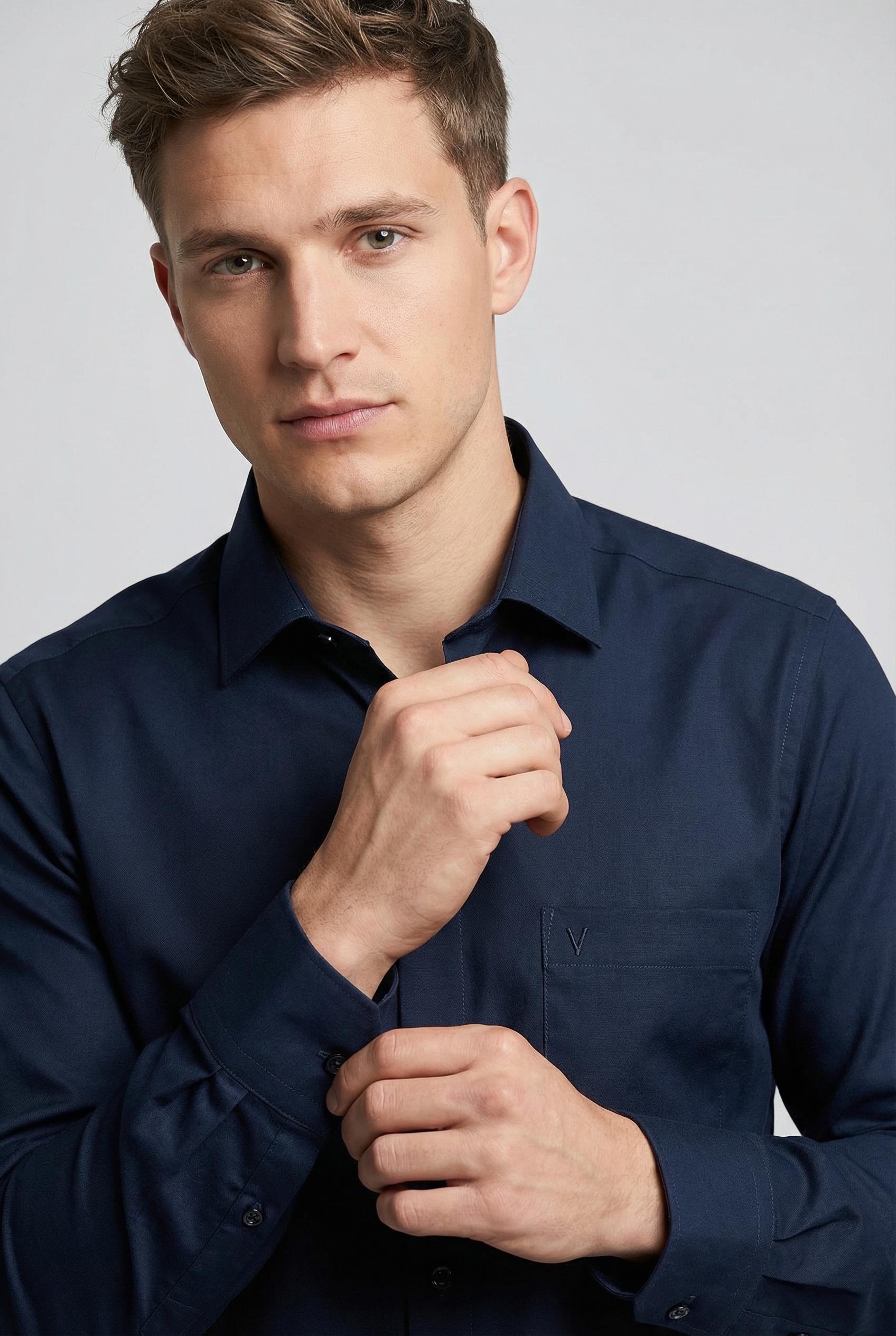 MARVELIS Langarmhemd modern fit, Businesshemd, bügelfrei, New-Kentkragen günstig online kaufen