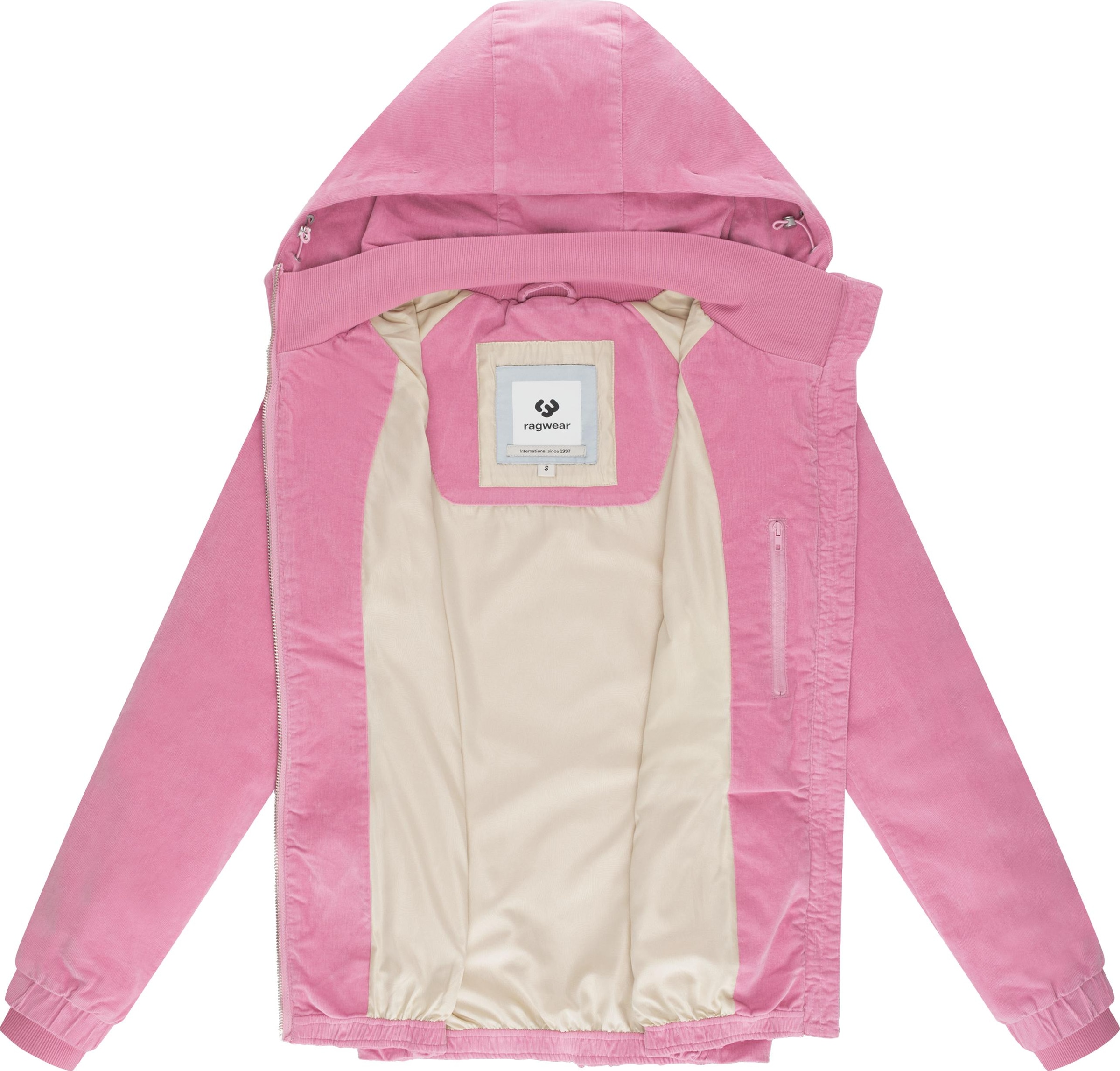 Ragwear Bomberjacke »Dizzie Cordy YOUMODO« mitKapuze Cordjacke mit verstellbarer Kapuze