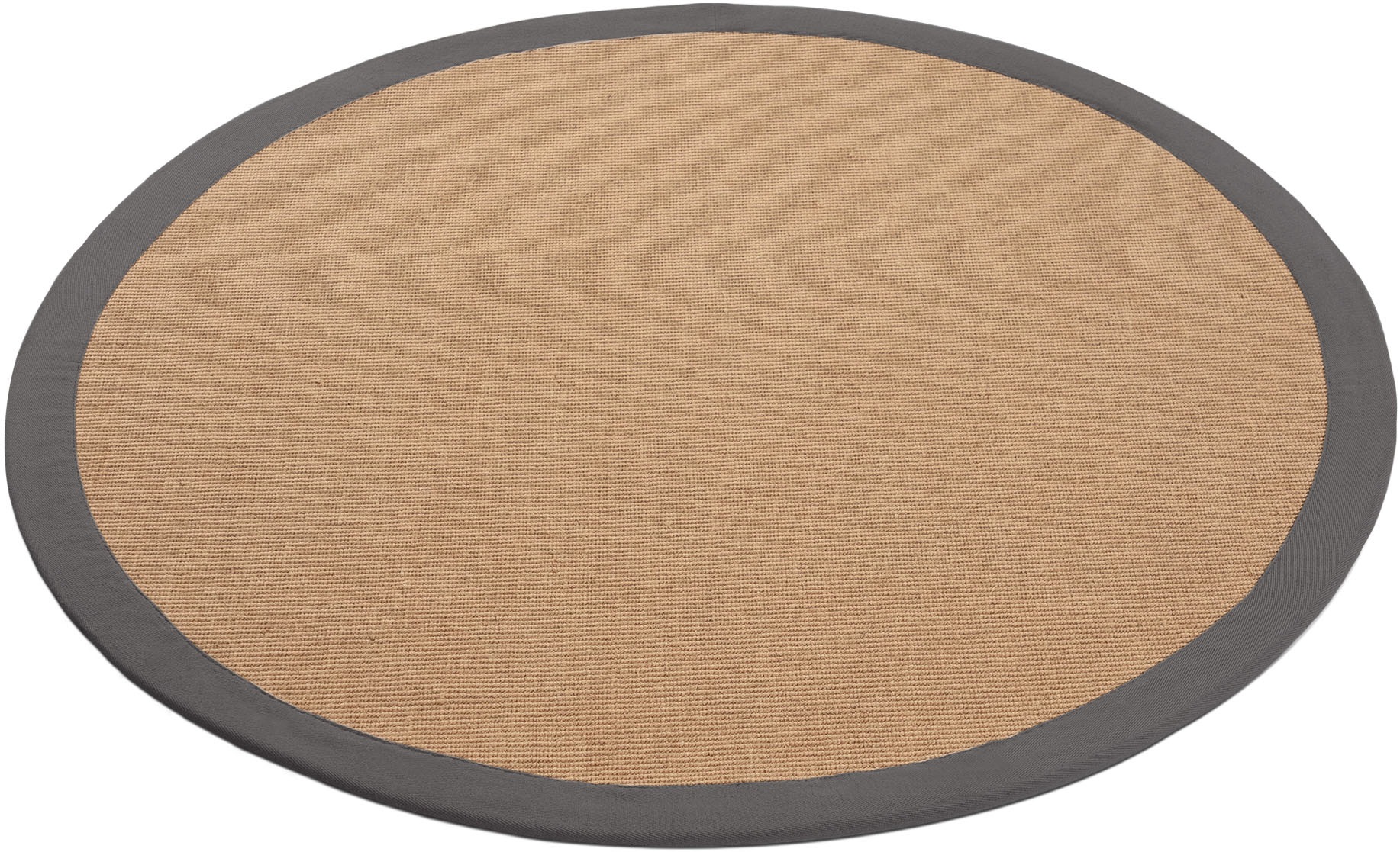 Carpetfine Tapis Rond en Sisal Gris 60cm 2