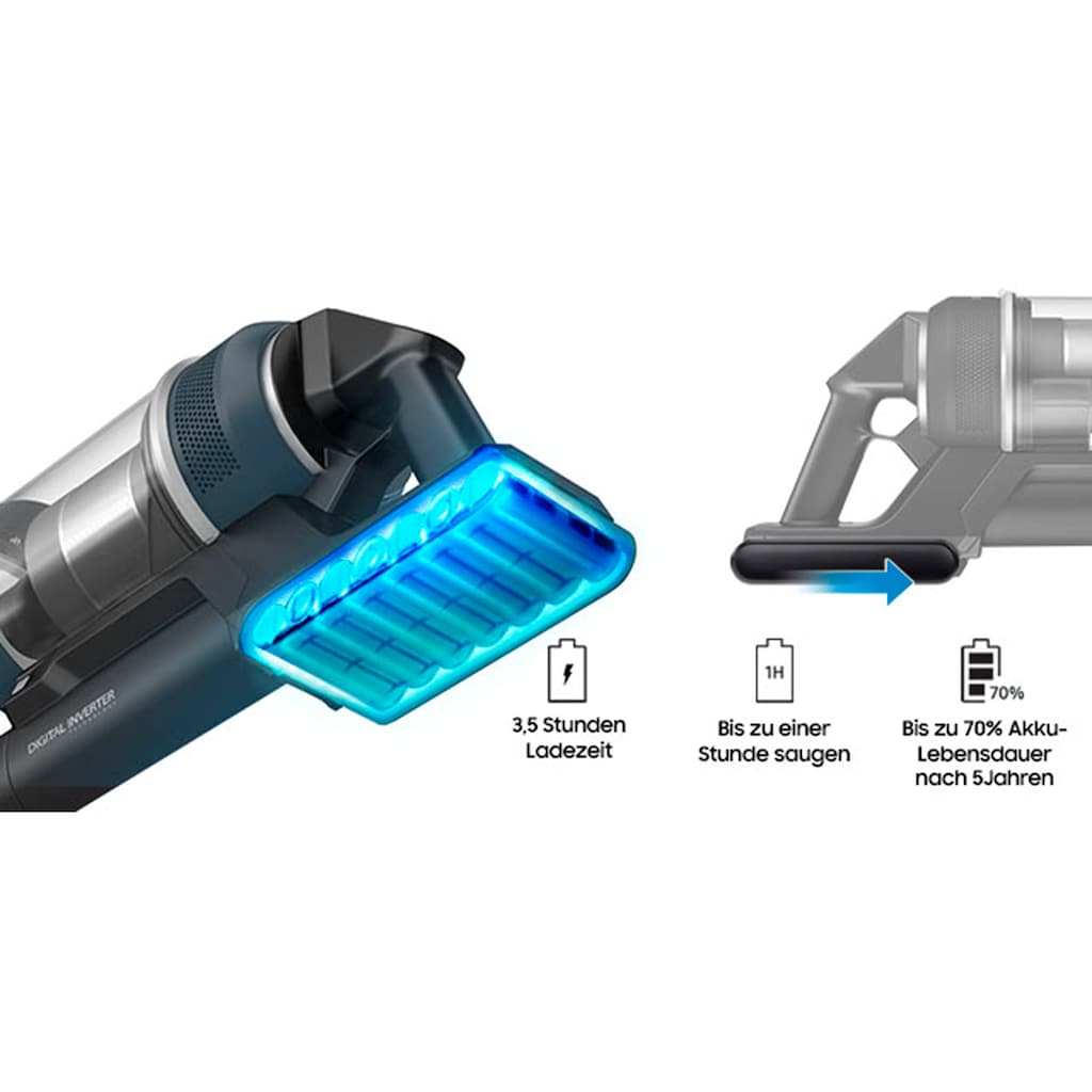 Samsung Akku-Handstaubsauger »Jet 85 Complete Clean+, VS20C85G4PB/WD«