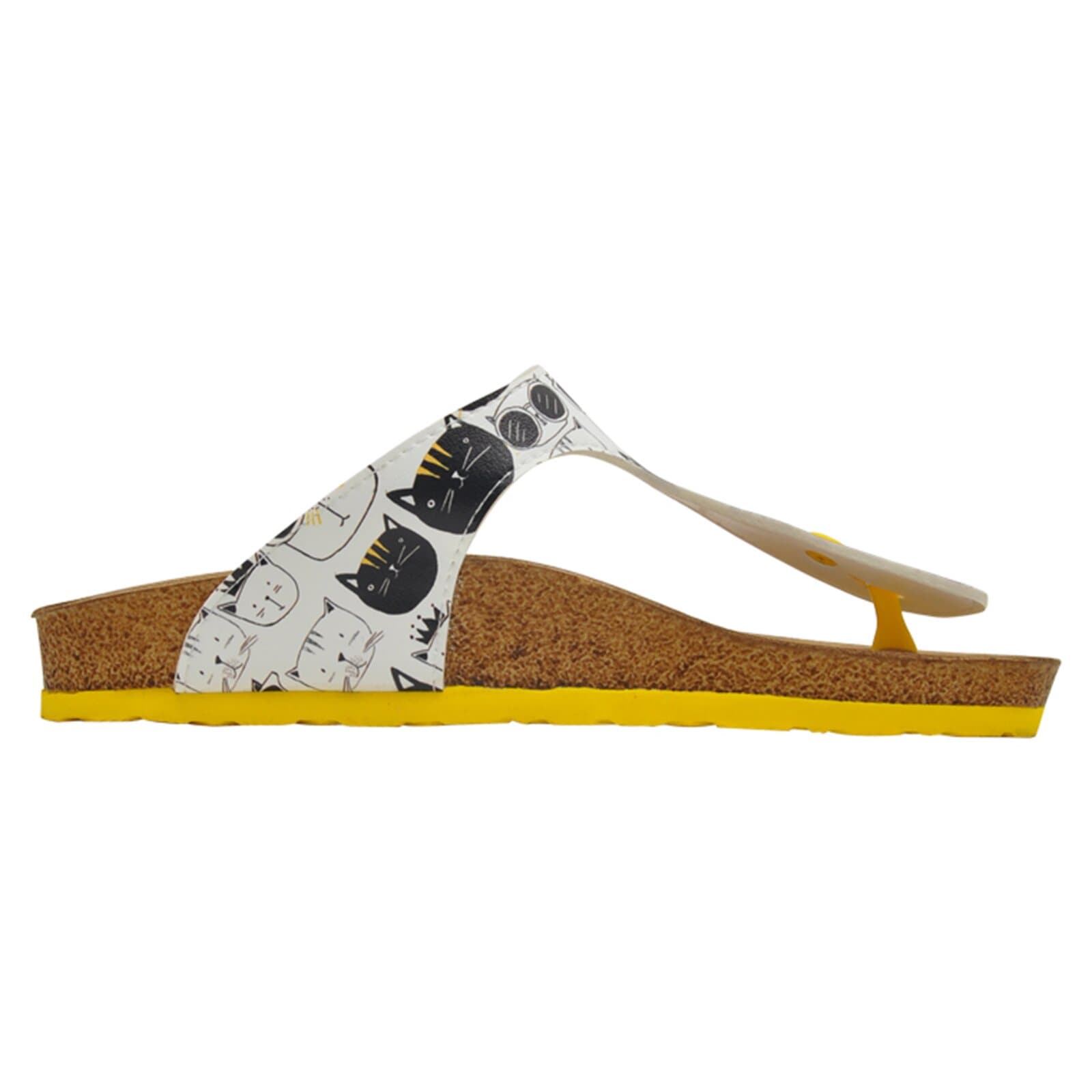 DOGO Zehentrenner »Lila Zehentrenner Yabara With Fish Damen Sandalen«, Vegan
